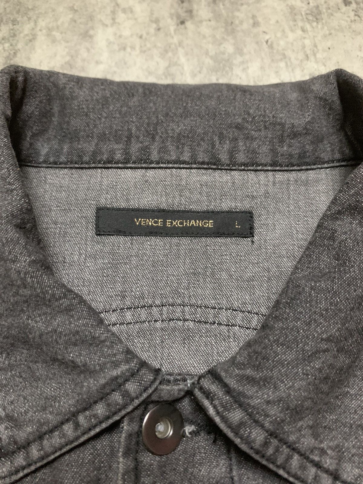 Balenciaga Vence Exchange Japanese Brand Gradient Denim Jacket Size US L / EU 52-54 / 3 - 6 Thumbnail