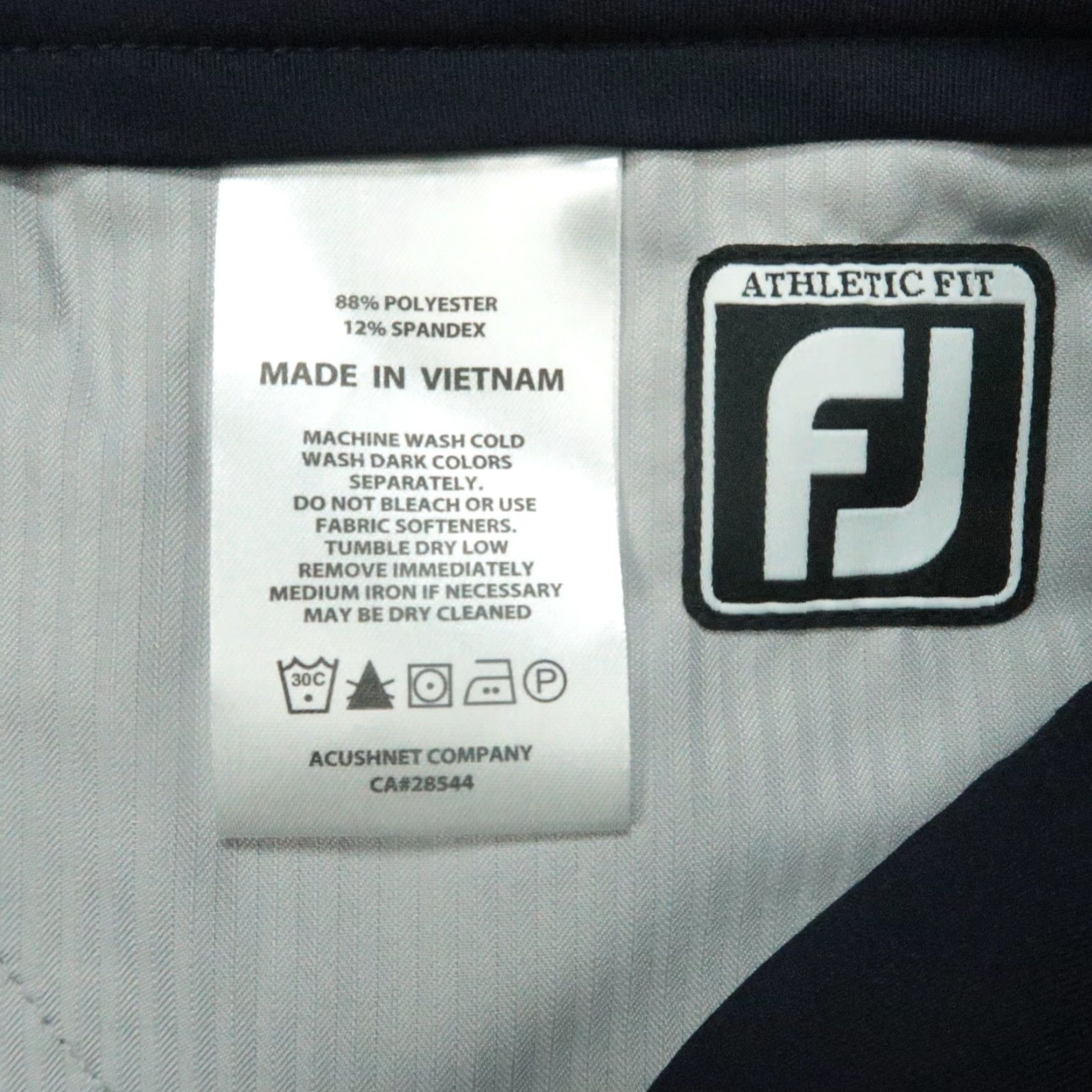 Footjoy FootJoy Pants Mens 42x30 Navy Blue Athletic Slim Fit Chino Size US 42 / EU 58 - 7 Thumbnail
