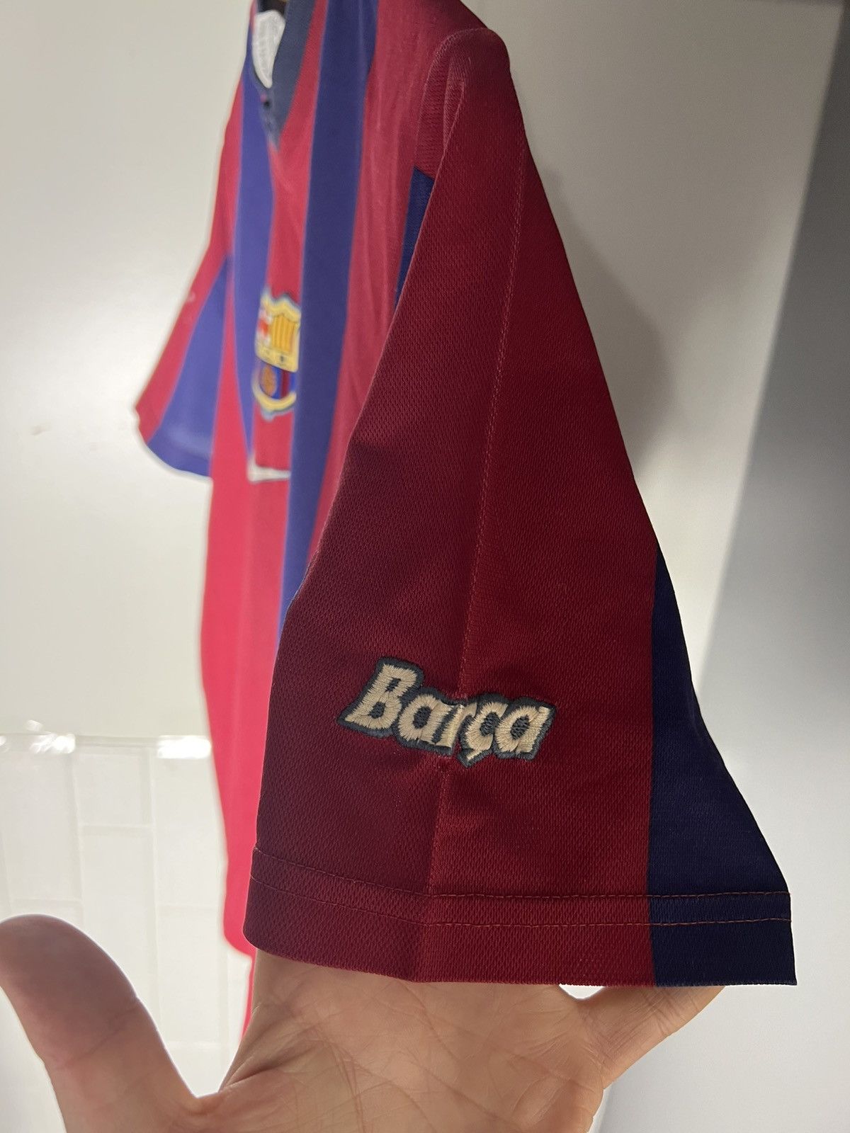 Nike VINTAGE NIKE FC BARCELONA SPAIN SOCCER JERSEY RETRO Y2K 90s Size US XS / EU 42 / 0 - 15 Thumbnail