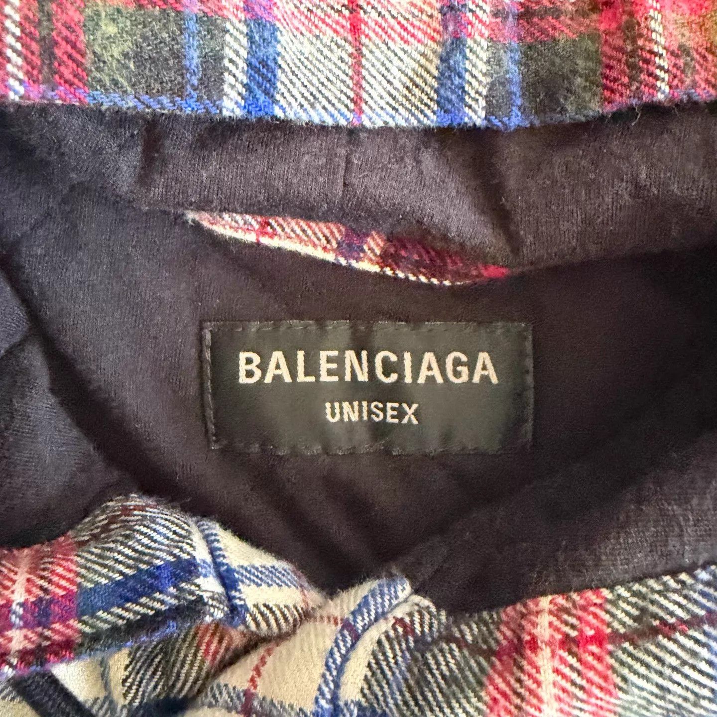 Balenciaga Balenciaga 23ss Padded Flannel Ombre Hoodie ASAP/TS XXS Size US XXS / EU 40 - 3 Thumbnail