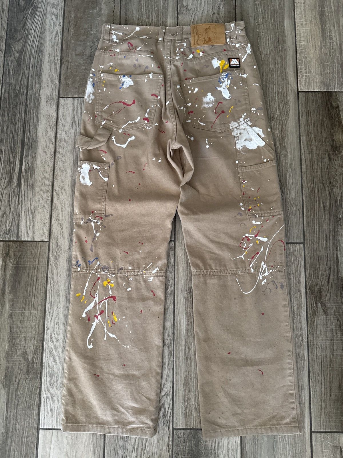 Martine Rose Martine Rose “paint splatter” carpenter pants Size US 29 - 3 Thumbnail