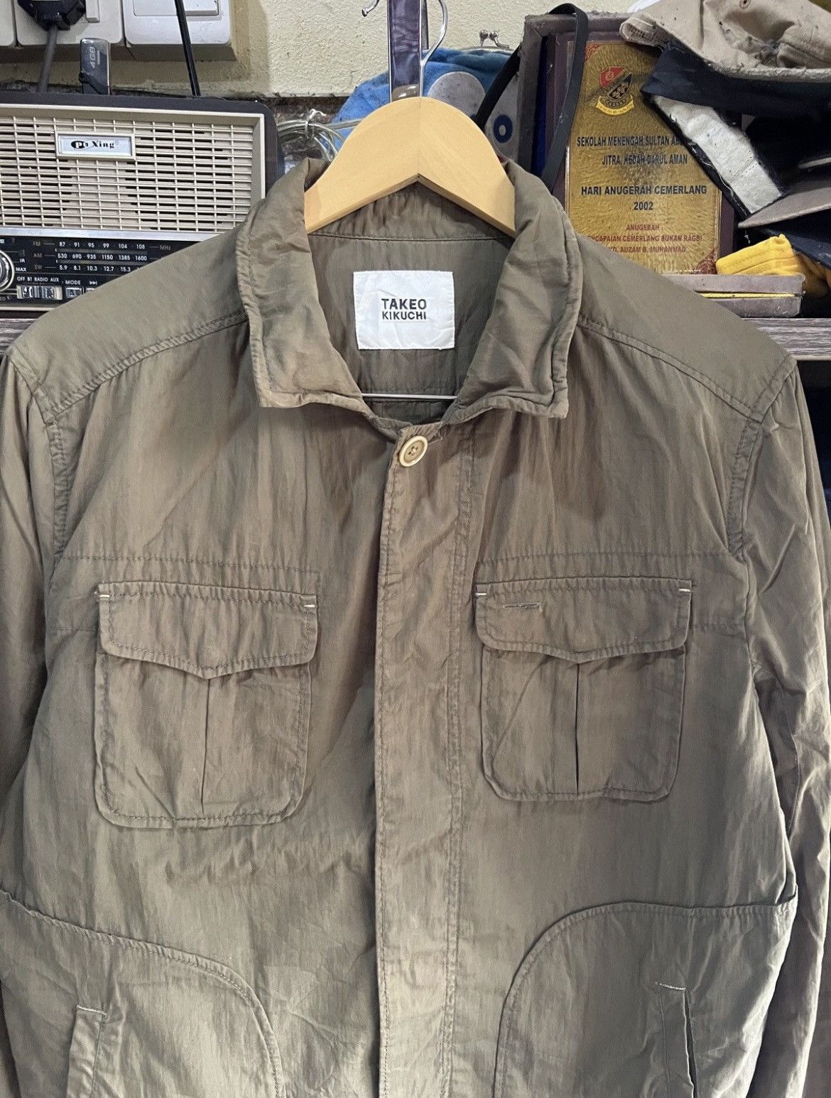Takeo Kikuchi 🔥Takeo Kikuchi Button Up Overshirt Size US M / EU 48-50 / 2 - 4 Thumbnail
