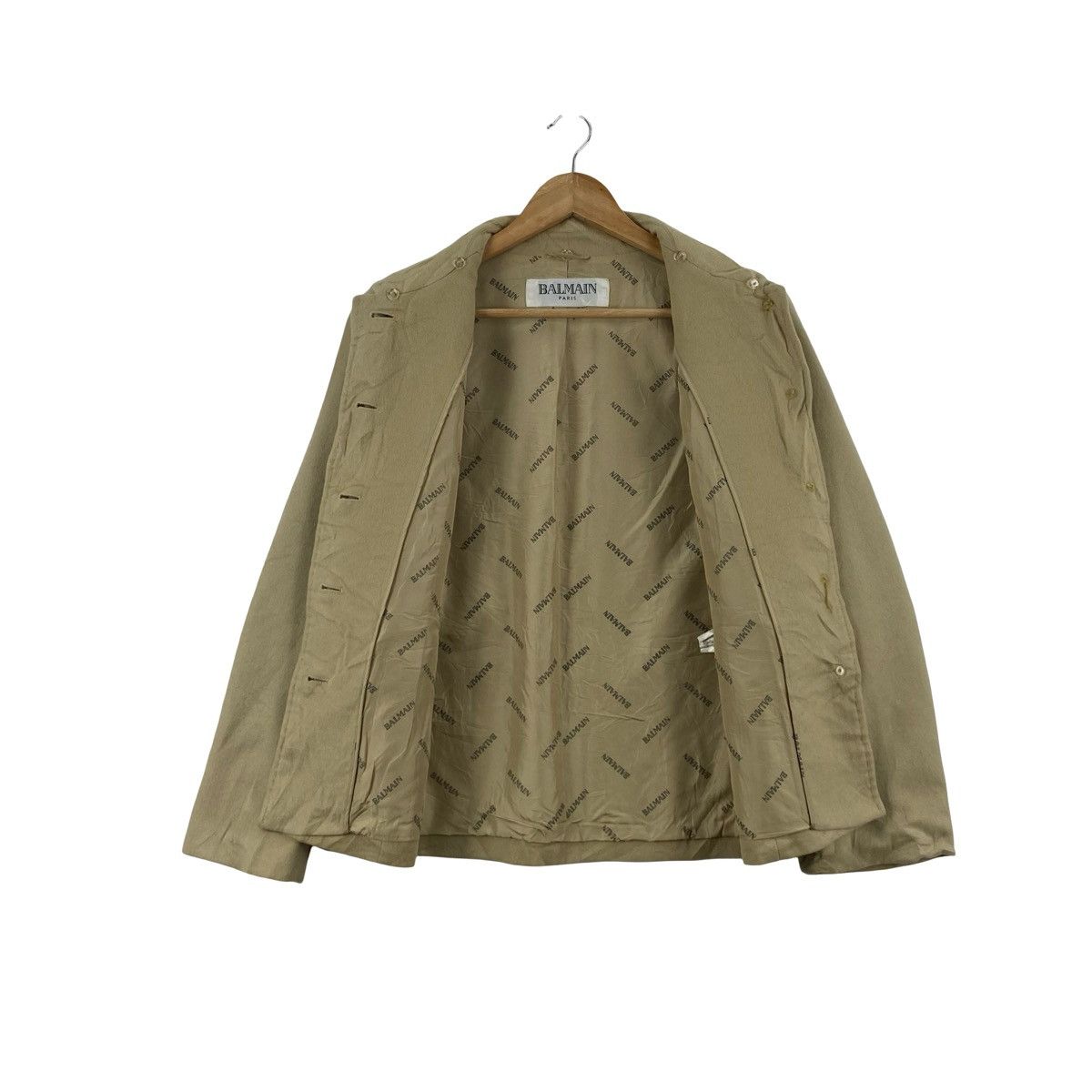 Balmain Vintage BALMAIN PARIS Jacket Coat Minimalist Designer Casual Size L / US 10 / IT 46 - 6 Thumbnail