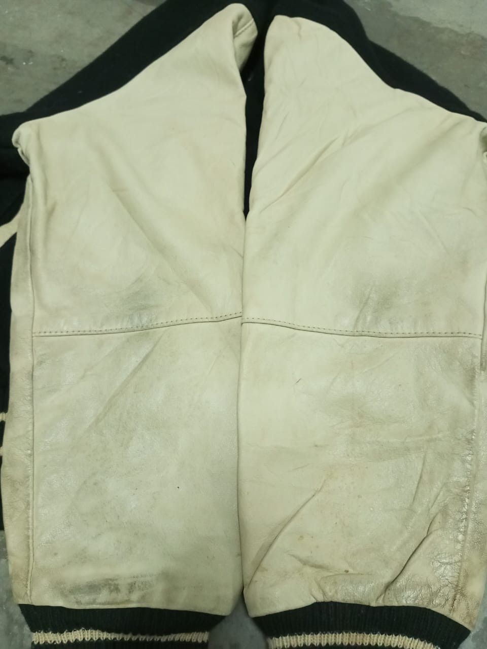 Vintage A01 A Touch of Glory Wool + Sleeve Leather Varsity Jacket Size US L / EU 52-54 / 3 - 12 Thumbnail
