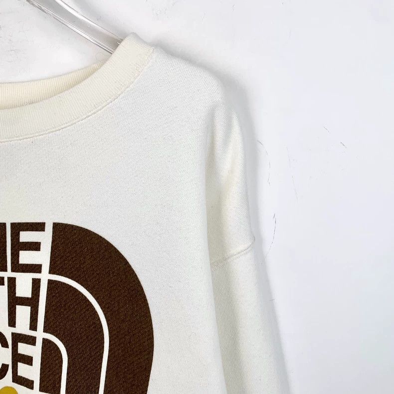 Gucci The North Face co-branded white logo letter print cot
