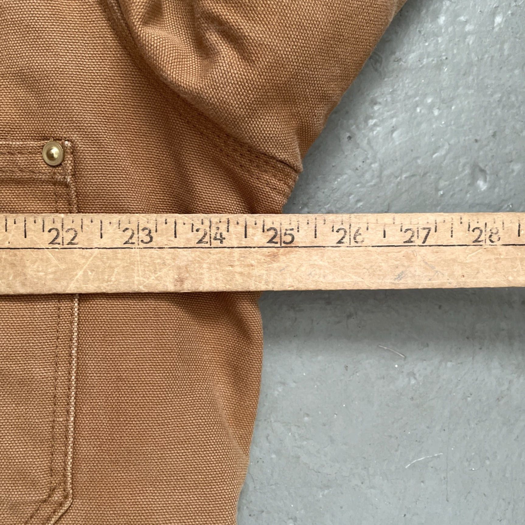Vintage VINTAGE Lapco Canvas Southwestern Blanket Lined Chore Work Jacket 42R Brown USA 80s 90s? Unisex Adults Jacket Mens Womens Size US XS / EU 42 / 0 - 4 Thumbnail