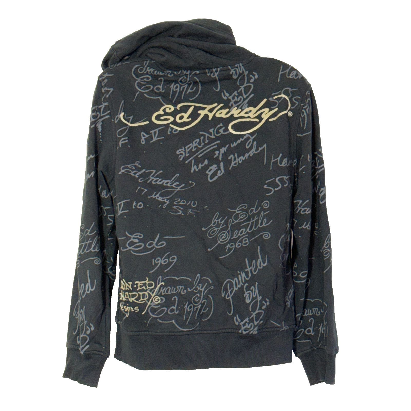 Ed Hardy Ed Hardy Jacket Men Size Large Black Tiger Love Kills Slowly Size US L / EU 52-54 / 3 - 3 Thumbnail