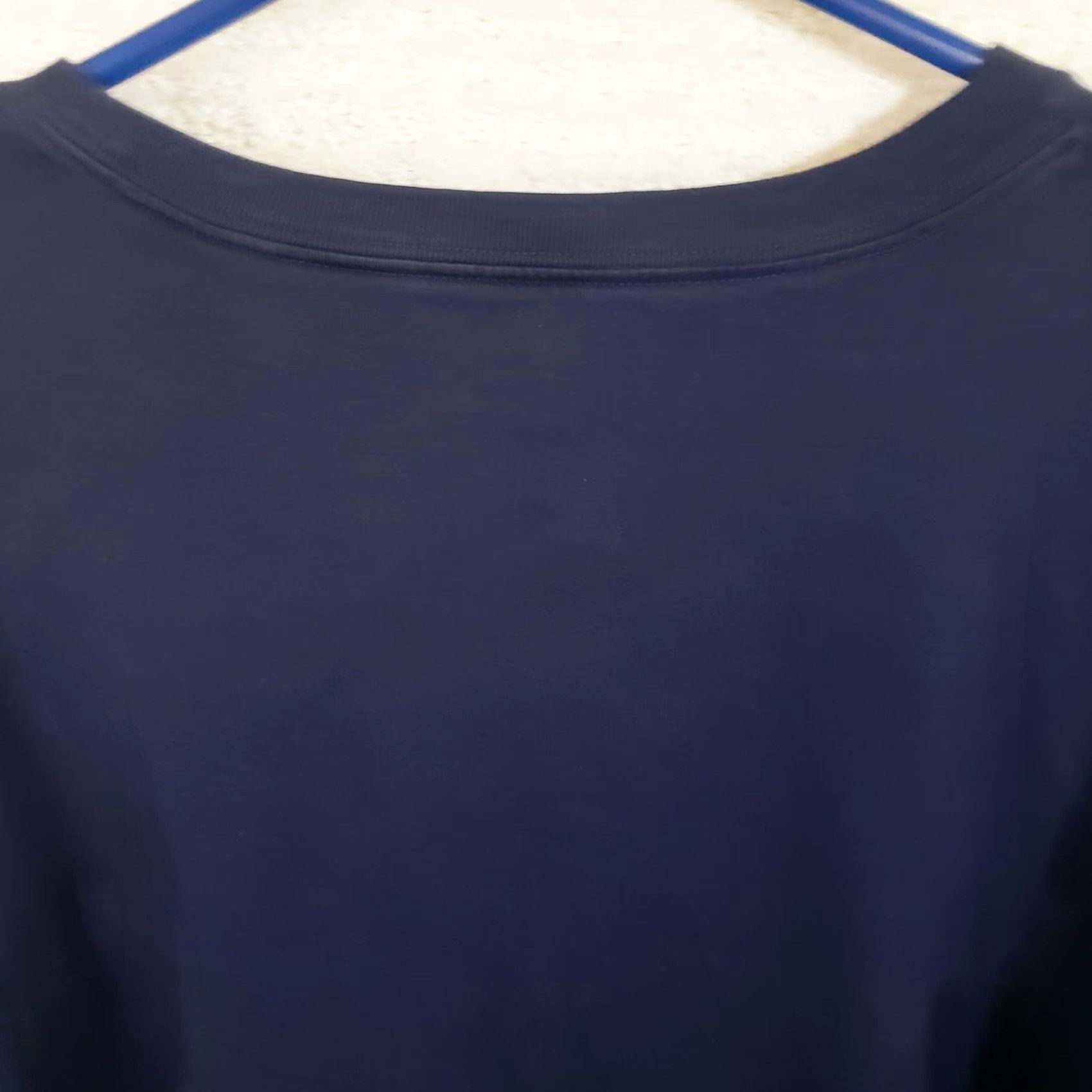 Lands' End Lands' End Men’s Super-T Long Sleeve T-Shirt Navy Blue XXL Regular Pocket 100% Cotton Jersey Crew Neck Shirt Men Size US XXL / EU 58 / 5 - 7 Thumbnail