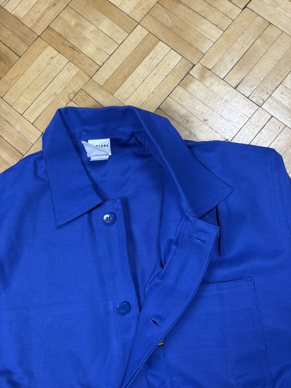 Le Laboureur Mercure vintage French chore coat three pockets workwear Size US M / EU 48-50 / 2 - 9 Thumbnail
