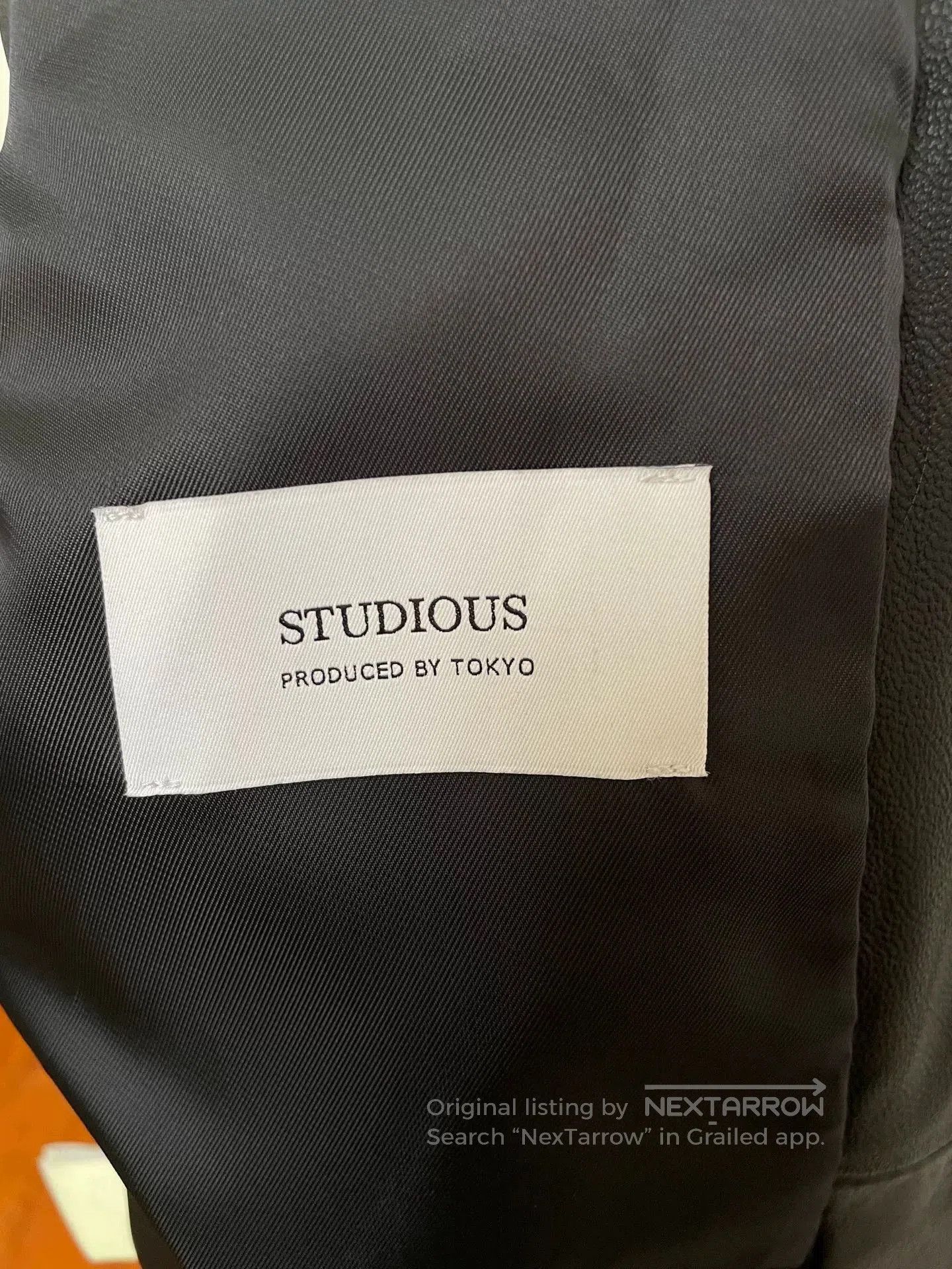 STUDIOUS STUDIOUS Leather Biker Jacket. Size US L / EU 52-54 / 3 - 3 Thumbnail