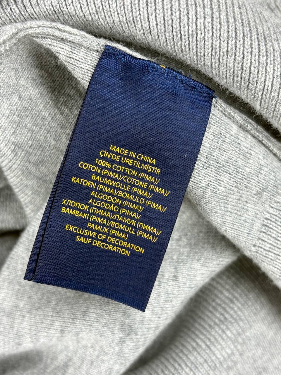 Polo Ralph Lauren Polo Ralph Lauren light knit grey sweater L Size US L / EU 52-54 / 3 - 5 Thumbnail