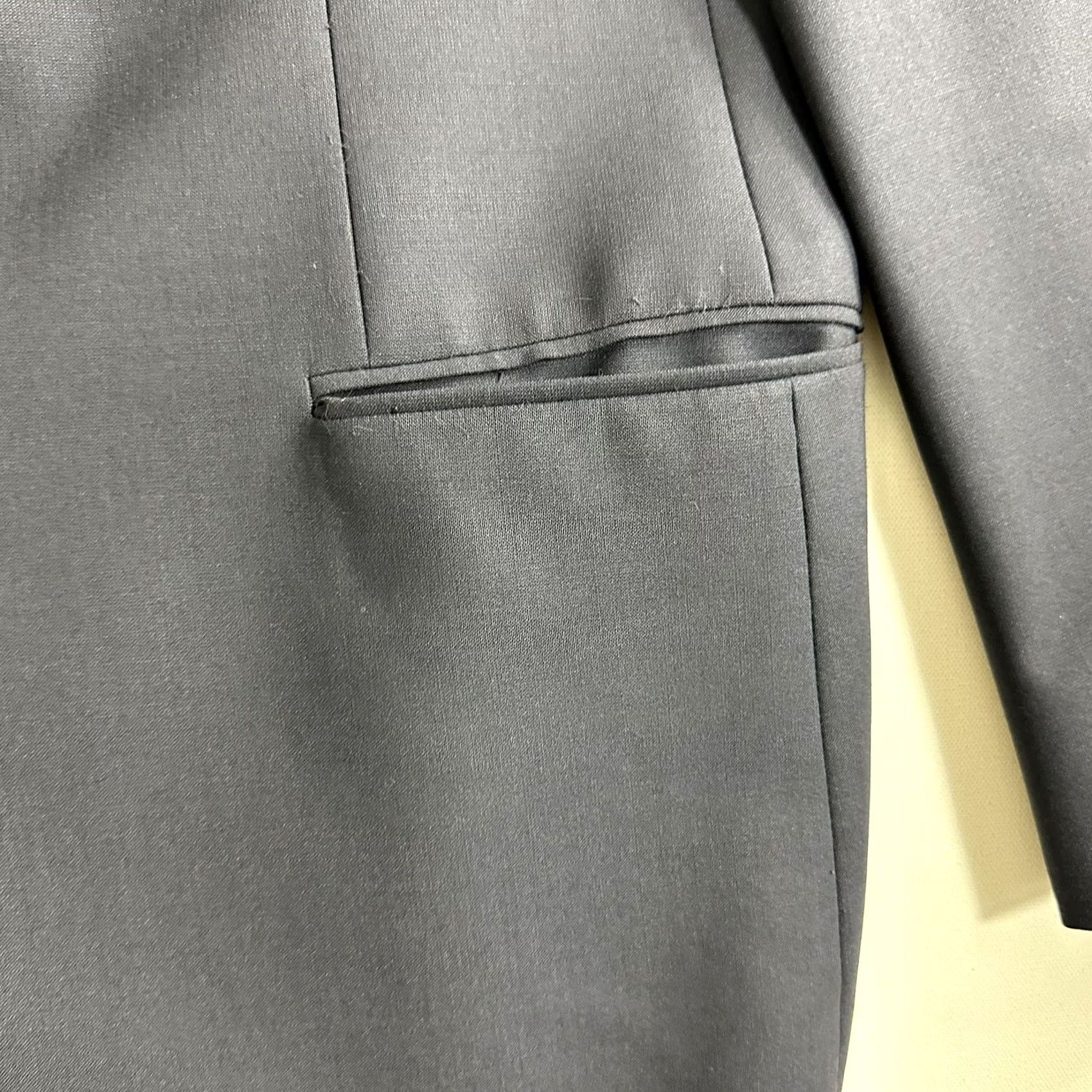 Brooks Brothers Brooks Brothers Two Button Mens 46 Stretch Wool Blazer Size 46R Navy Size 46R - 7 Thumbnail