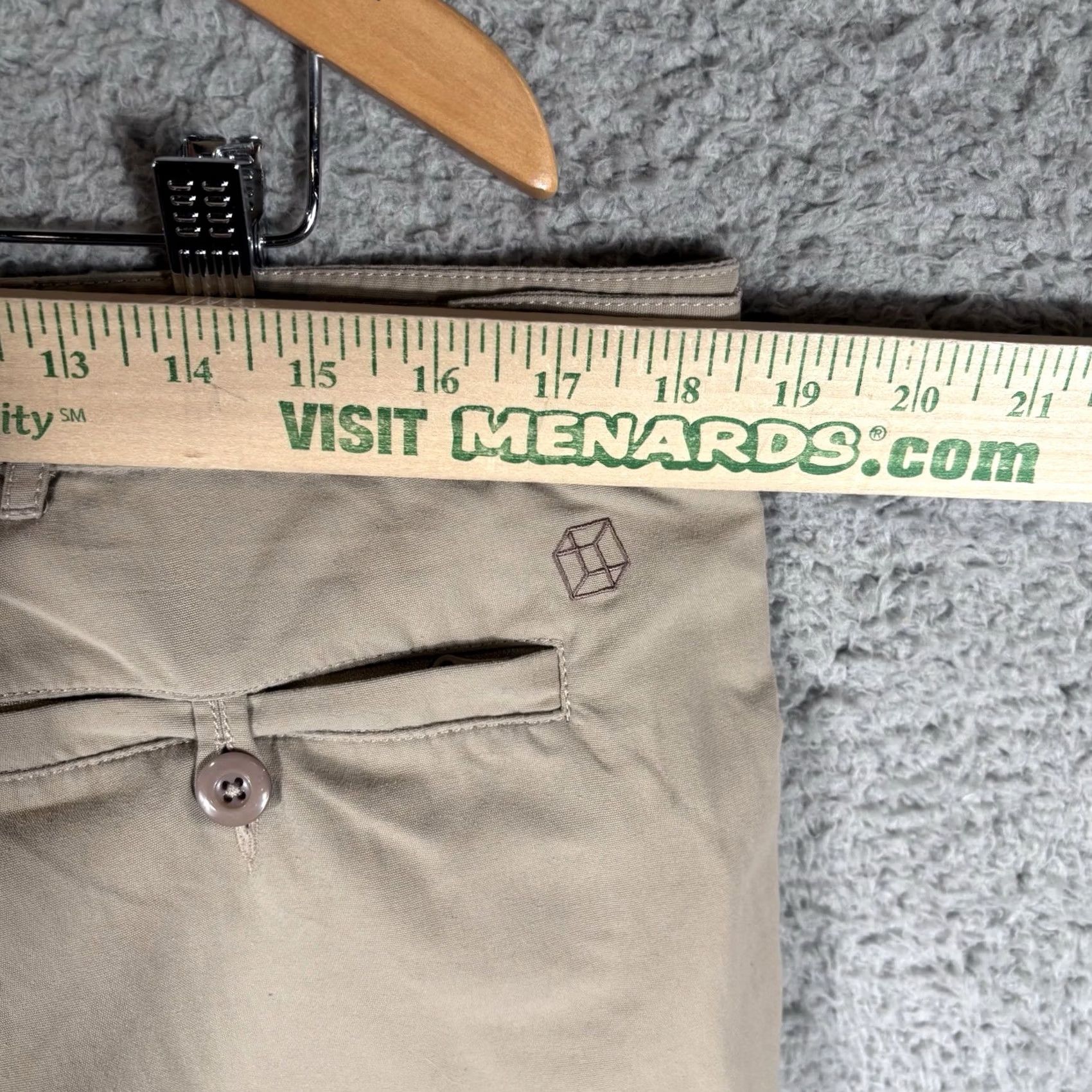 Vintage Clothing Arts Pants Mens 36x32 Beige Nylon Travel Pockets Slim/Regular Straight Cargo Pocket Trousers Vintage: No? Size US 36 / EU 52 - 4 Thumbnail
