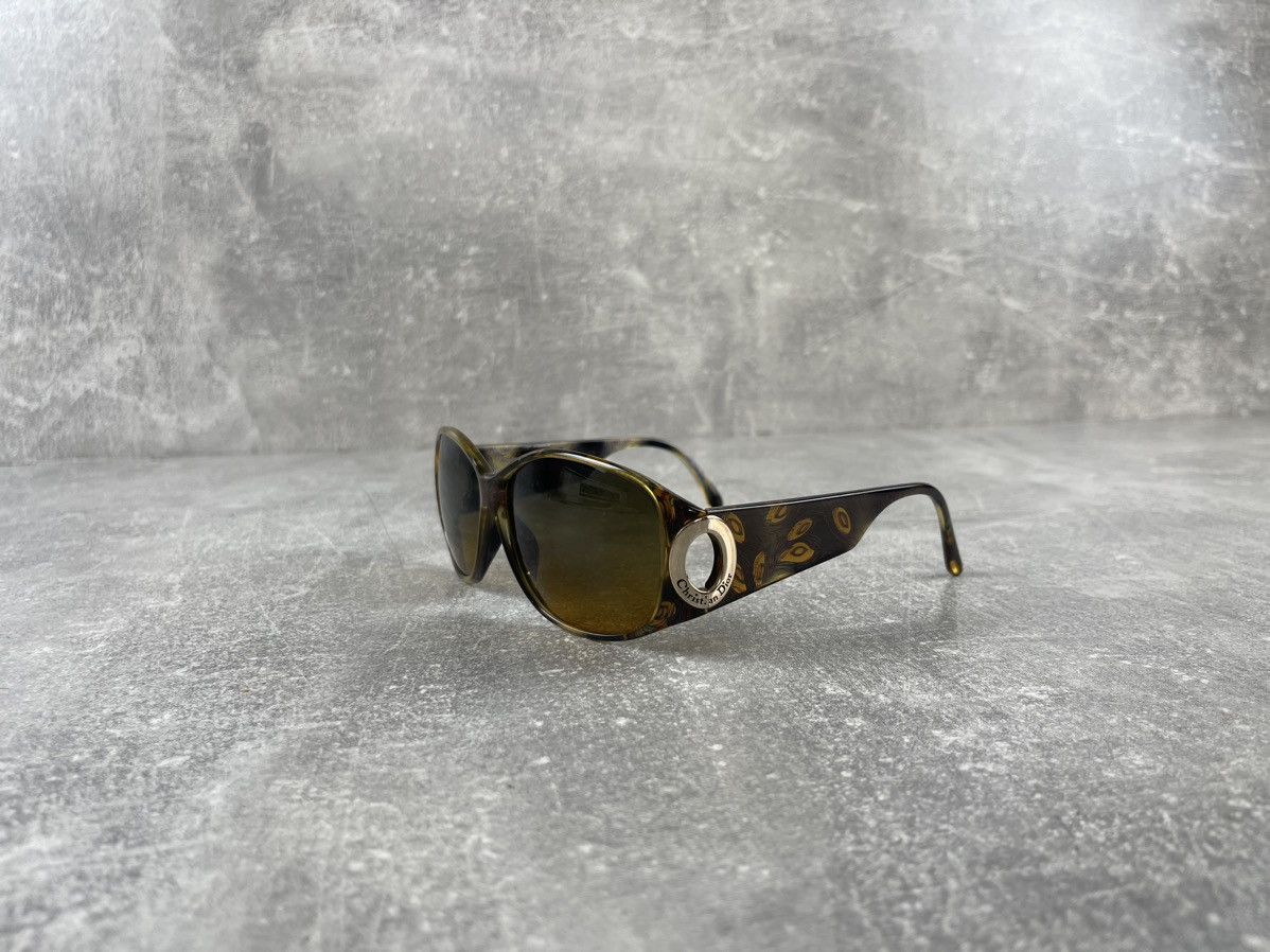 Christian Dior Monsieur × Vintage 90s Christian Dior Gradient Lens Peacock Frame Sunglasses Size ONE SIZE - 1 Thumbnail