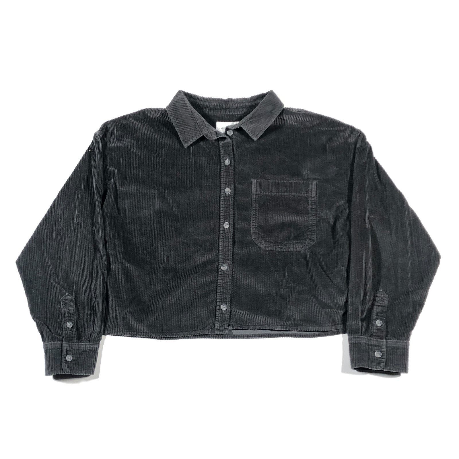 American Eagle Outfitters American Eagle Womens Corduroy Button Up Shirt Size Med Size M / US 6-8 / IT 42-44 - 1 Thumbnail