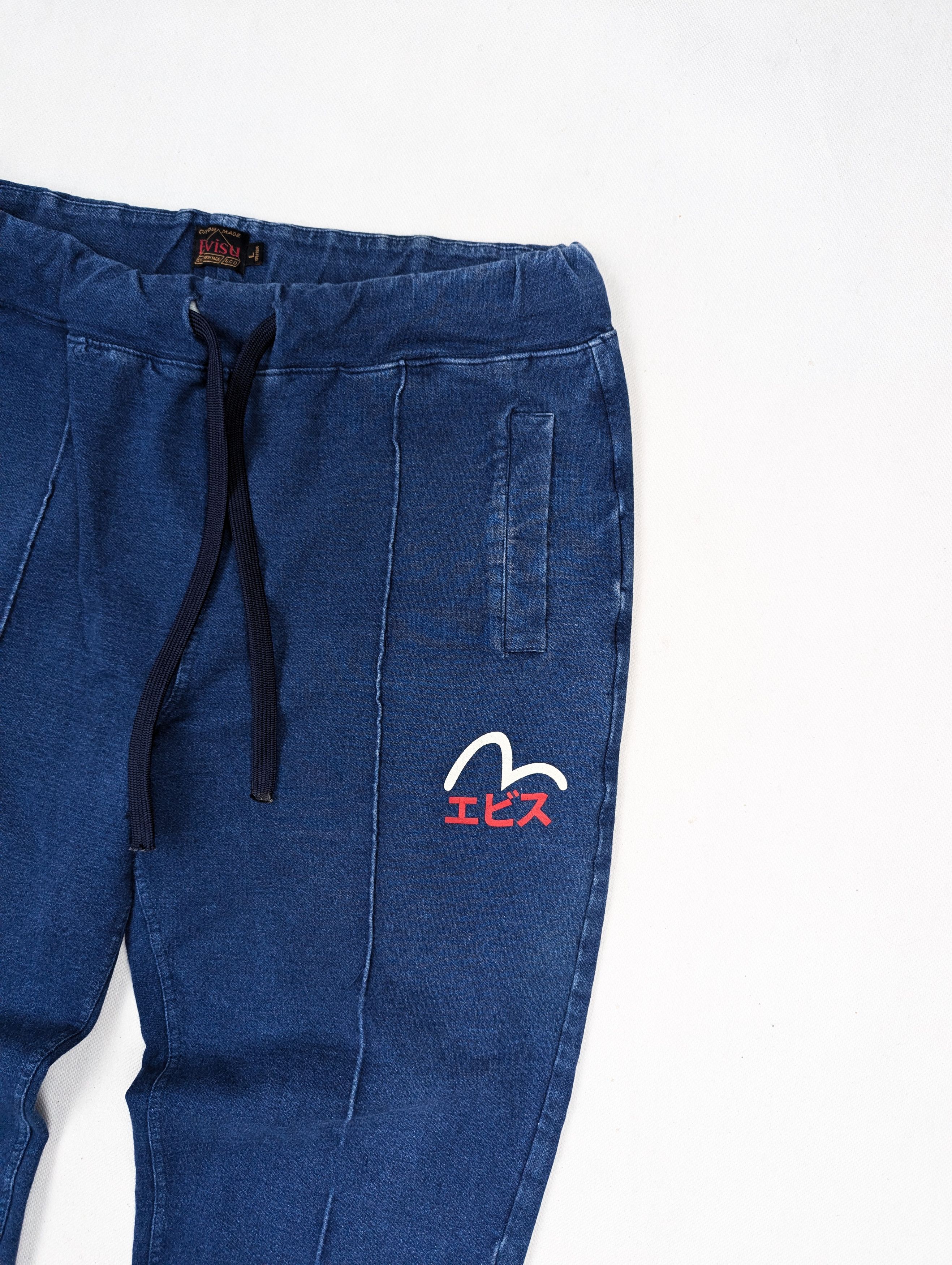 Evisu Evisu blue sweatpants joggers L Size US 34 / EU 50 - 3 Thumbnail