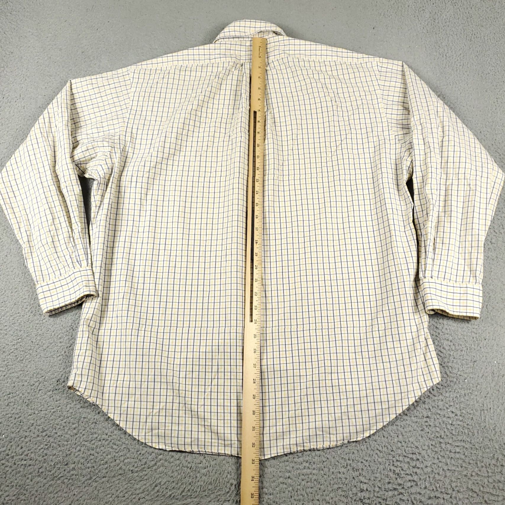 Ralph Lauren VINTAGE Ralph Lauren Shirt Mens Large Check Plaid Button-Up Long Sleeve Cotton Casual Classic Size US L / EU 52-54 / 3 - 4 Thumbnail