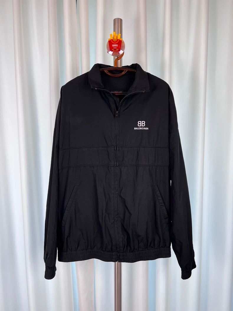 Balenciaga Balenciaga Double b embroidered jacket jacket with zipper Size US S / EU 44-46 / 1 - 1 Thumbnail