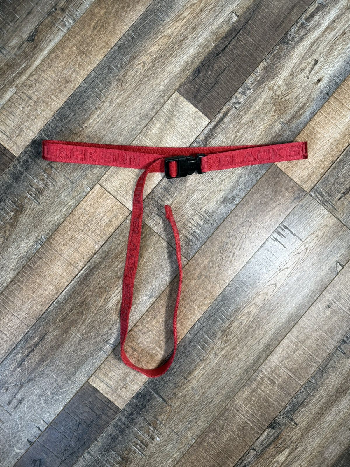 Palm Angels Extra Long Black Sun Belt in Red Size ONE SIZE - 1 Thumbnail