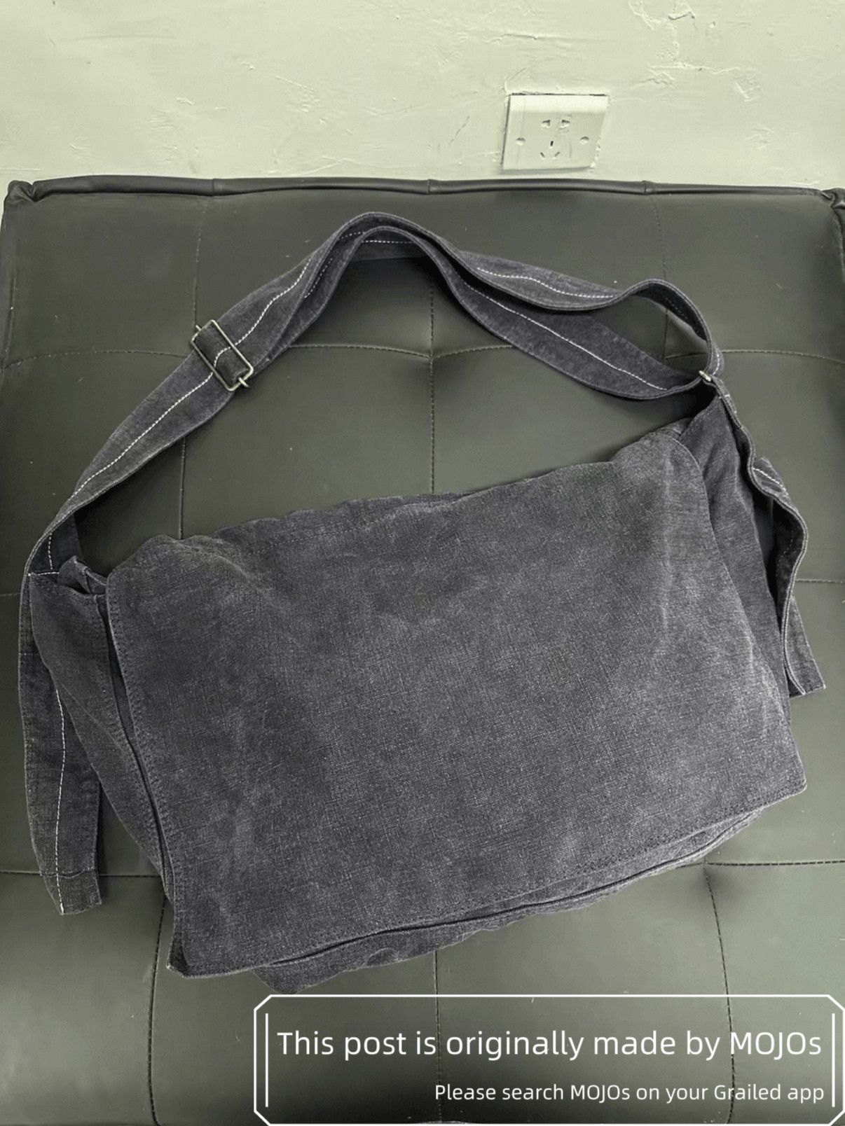 Yohji Yamamoto Yohji Yamamoto Canvas Messager Bag mojos5311 Size ONE SIZE - 1 Thumbnail