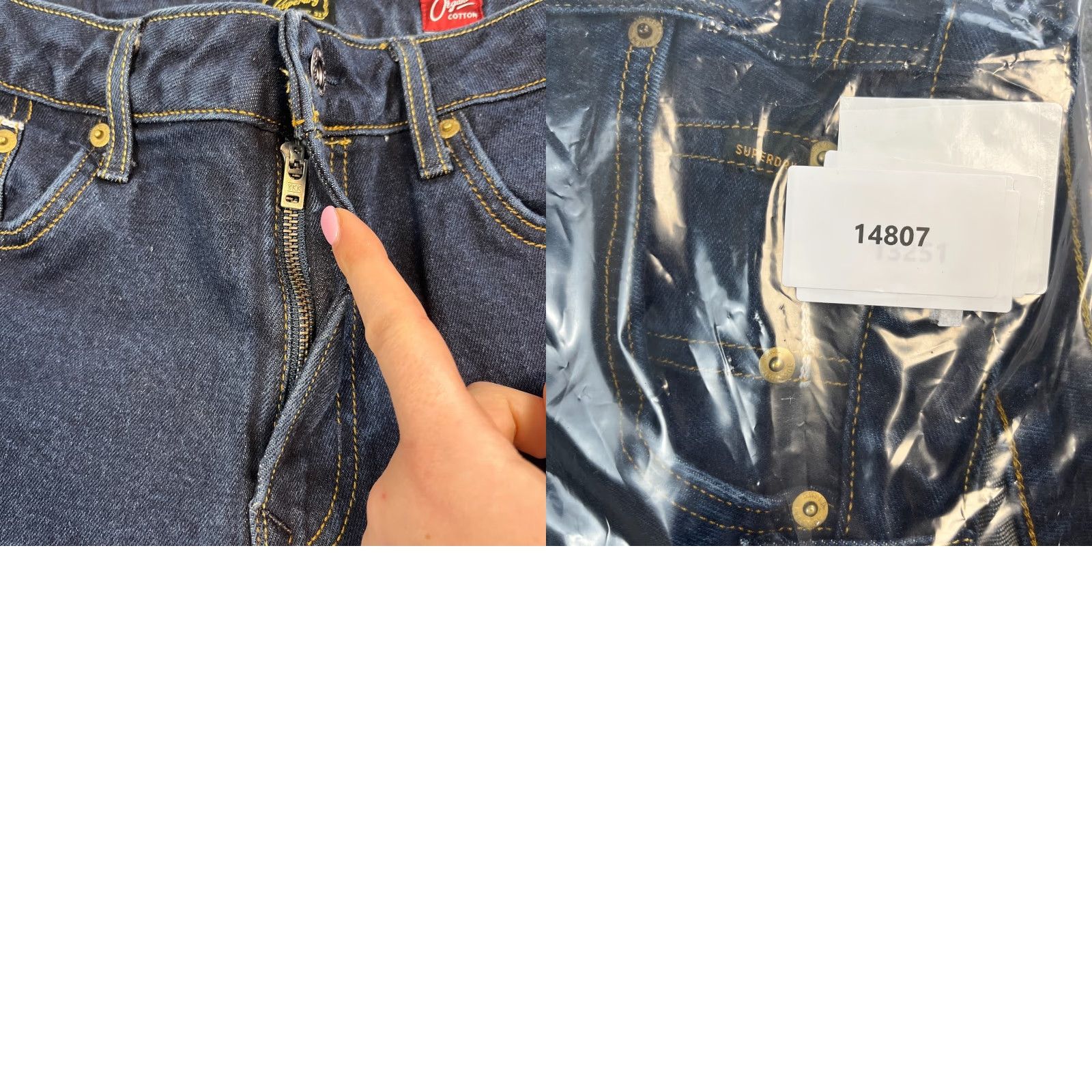 Superdry Superdry Jeans Selvedge Tapered Fit 30 32 Dark Blue Indigo Organic Cotton Mens Jeans Wide 30 in Inside Leg 32 in 5-Pocket Denim Shirtless? Size US 30 / EU 46 - 9 Thumbnail