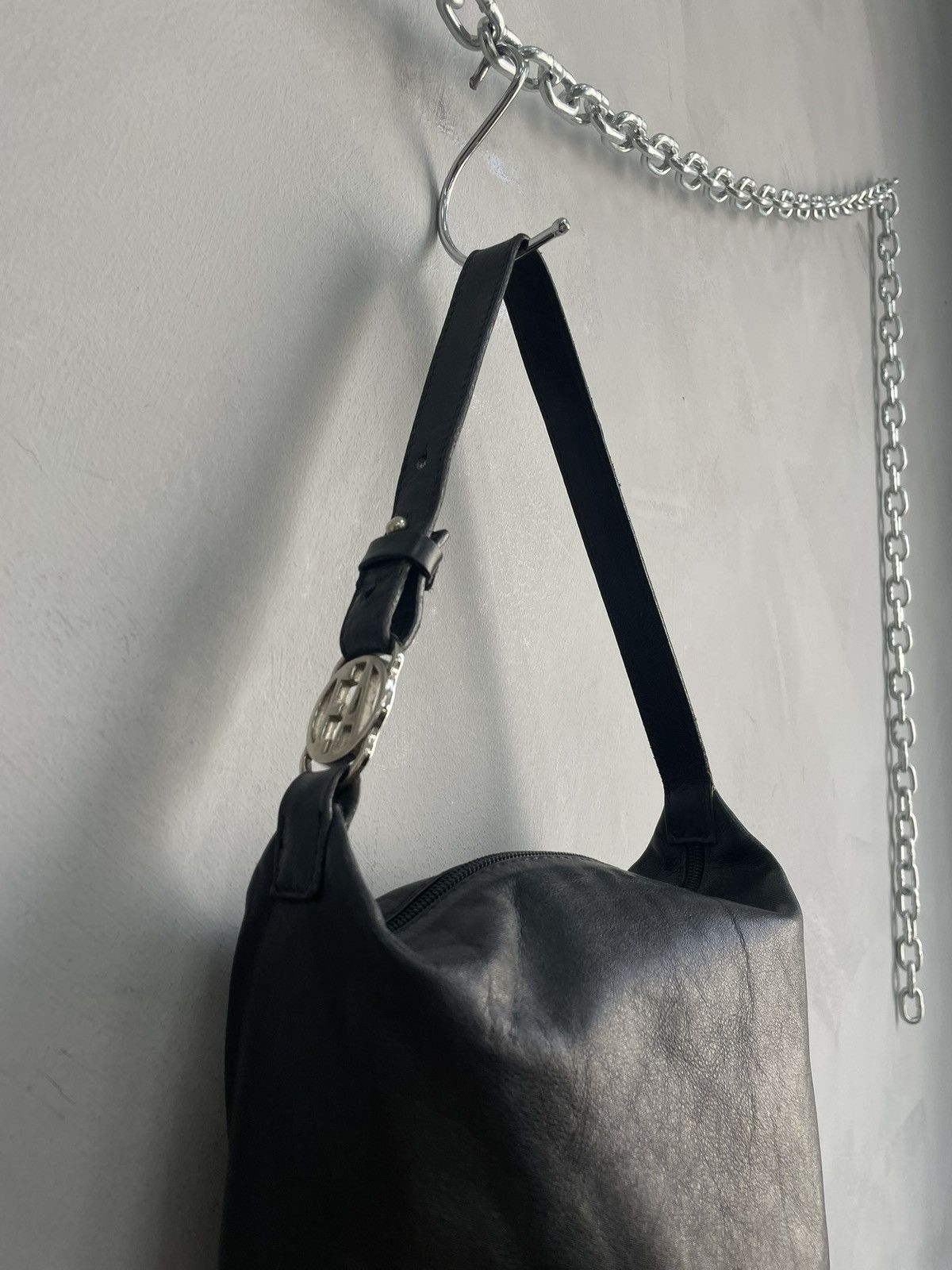 Emporio Armani Rare avant garde Emporio Armani leather bag y2k Size ONE SIZE - 4 Thumbnail