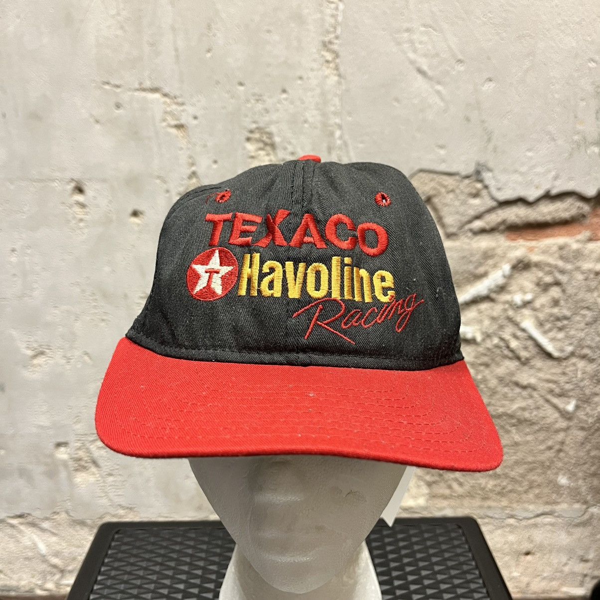 Vintage Texaco Halvoline Vintage 90s Racing Snapback Hat Cap Size ONE SIZE - 1 Thumbnail
