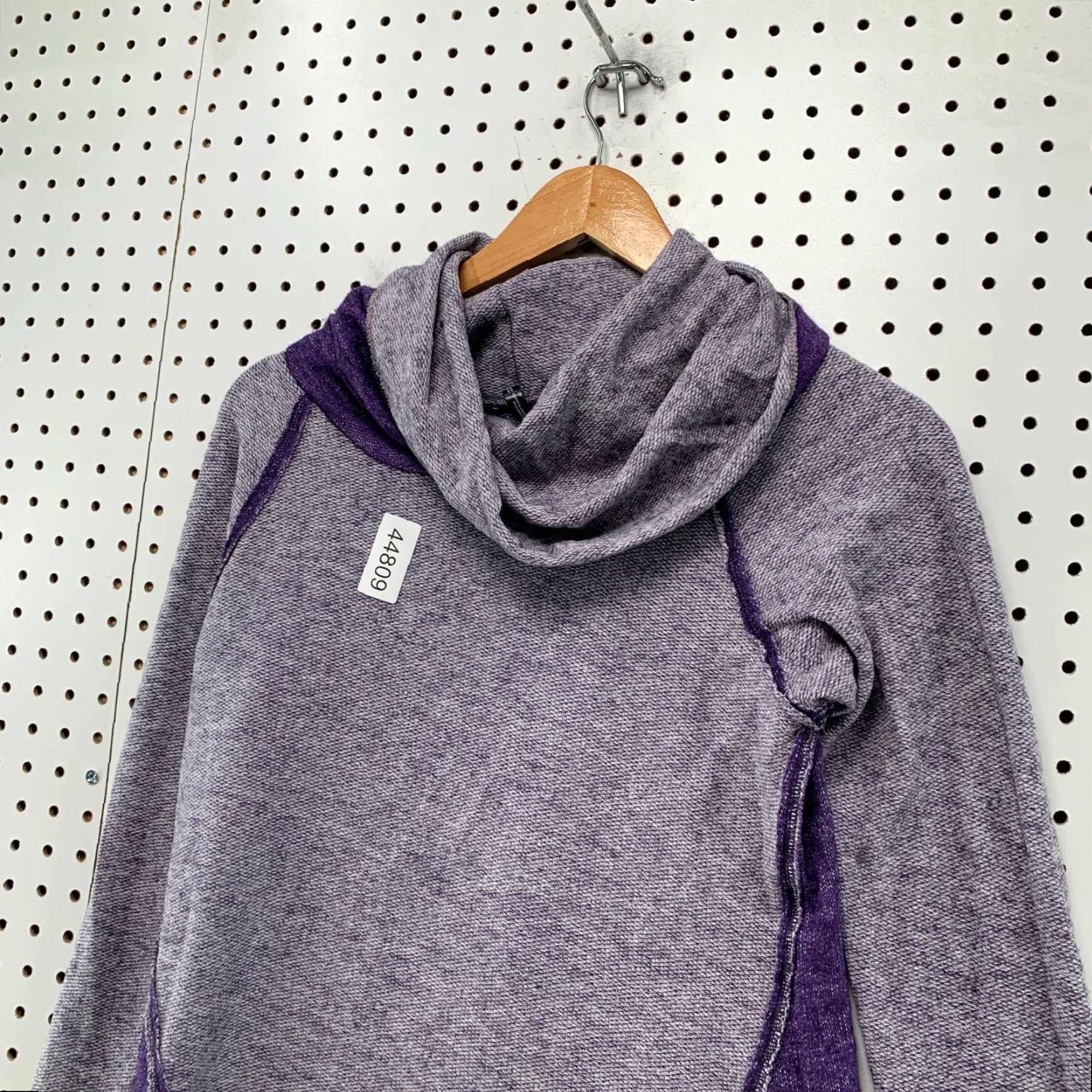 Vintage Kuhl Nova Pullover Cowl Neck Sweater Purple Womens Medium Lightweight Knit Size M / US 6-8 / IT 42-44 - 4 Thumbnail