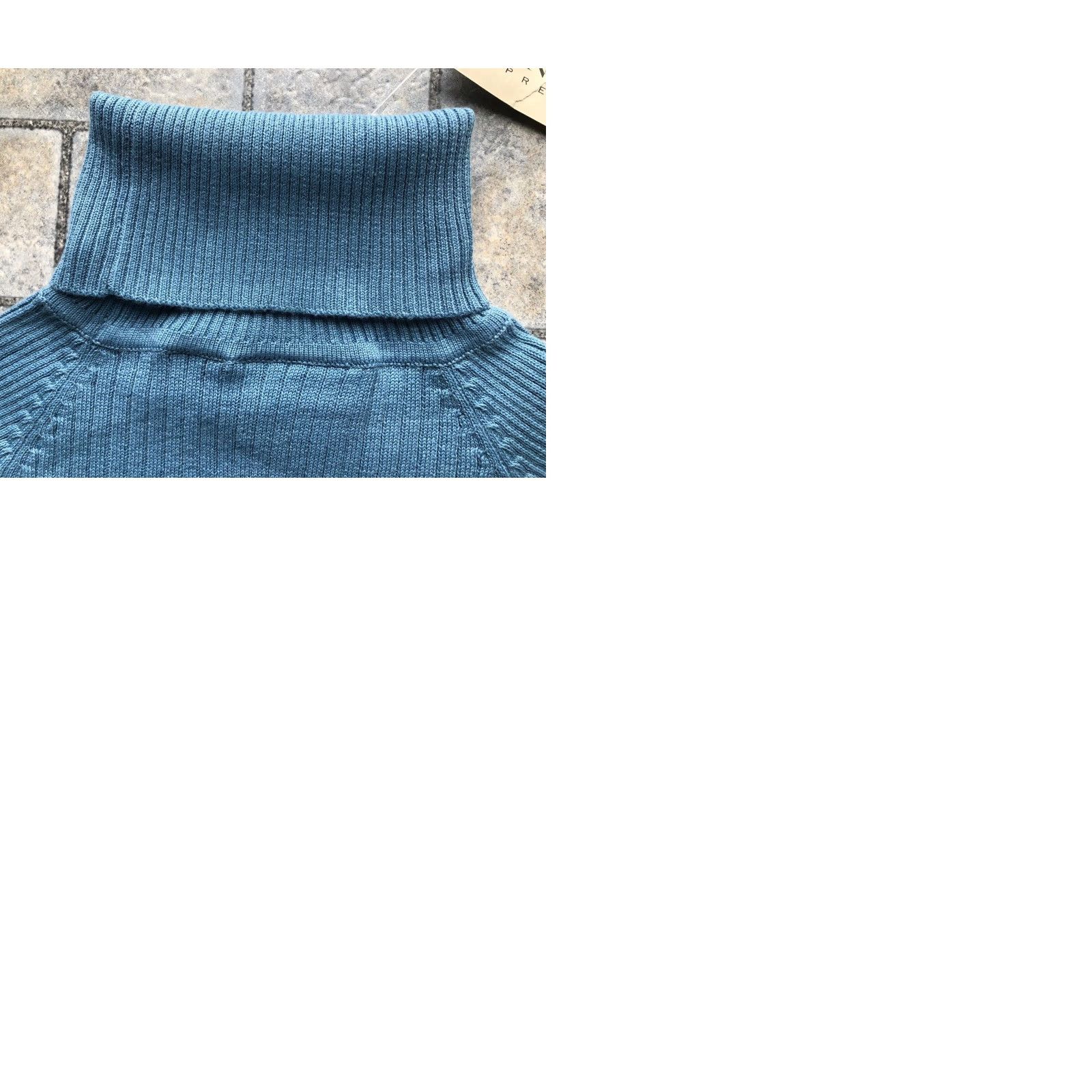 Vintage NWT Signature Expressions Womens Turtleneck Sweater Size S Blue Cotton Acrylic Pullover Long Sleeve Classic Preppy Fashion Pickups? Size S / US 4 / IT 40 - 10 Thumbnail