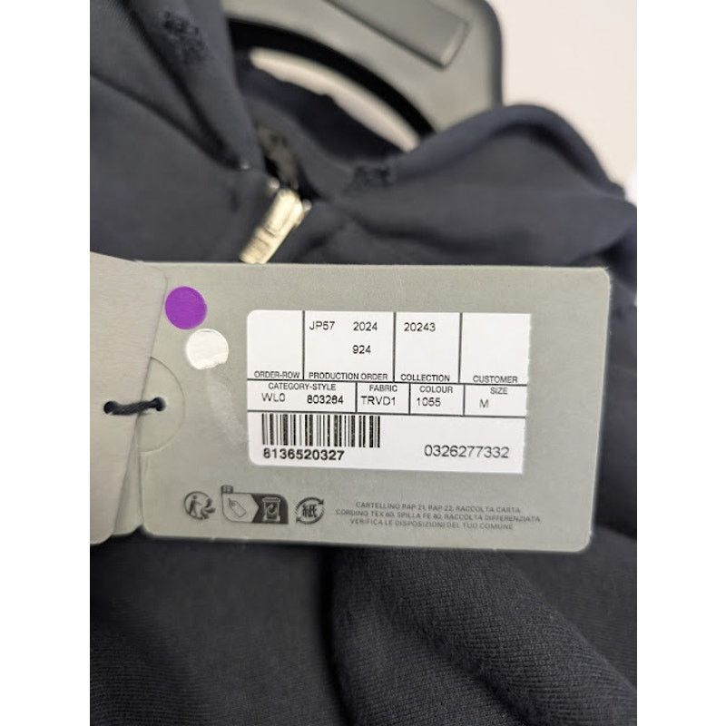 Balenciaga o1rshd1 Planet Earth Molleton Arch Zip-Up Hoodie in Black Size US M / EU 48-50 / 2 - 22 Thumbnail