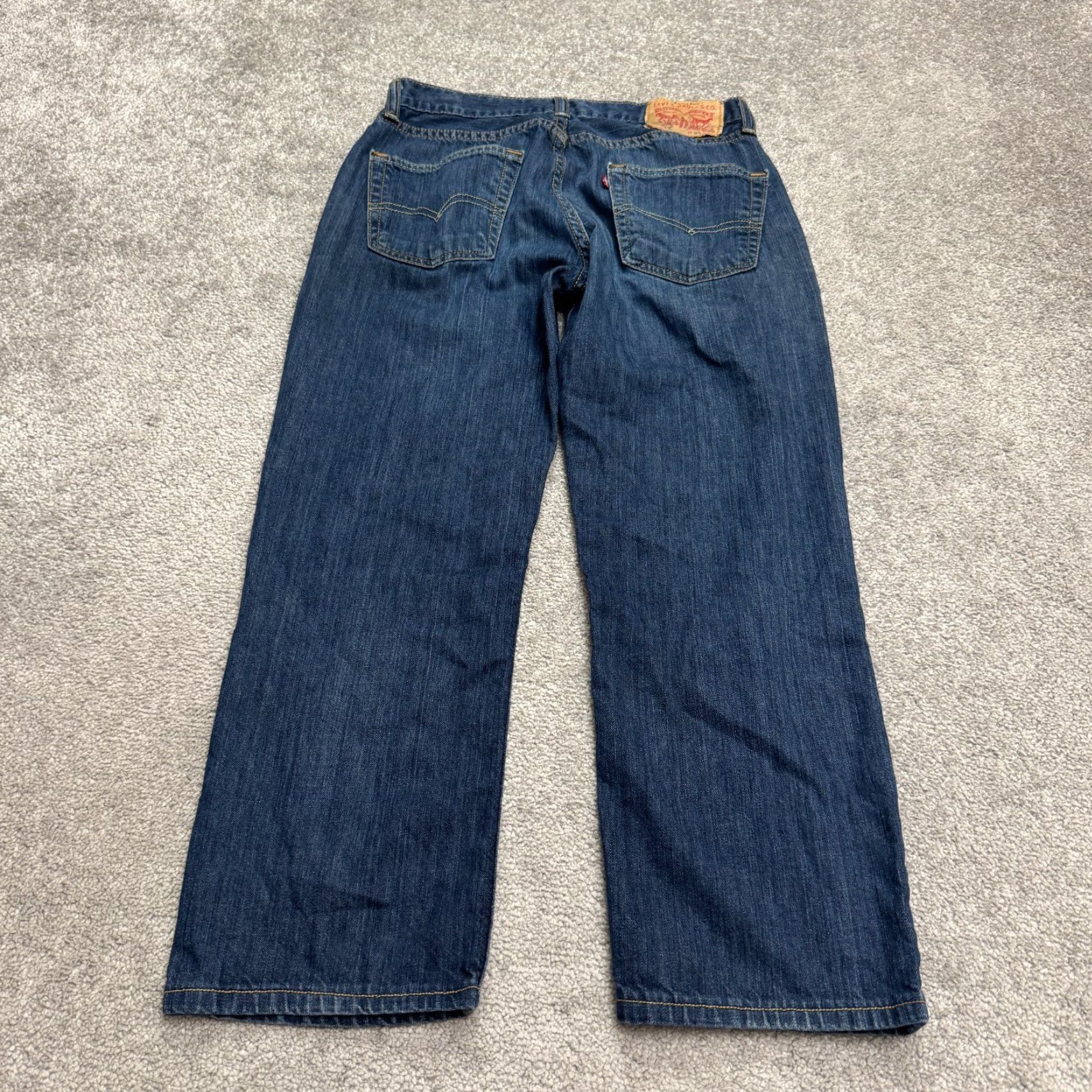 Levi's Levi's 514 Denim Jeans Mens 29x30 Straight Leg Medium Wash Blue Casual Streetwear Mens Bay Size US 29 - 2 Thumbnail