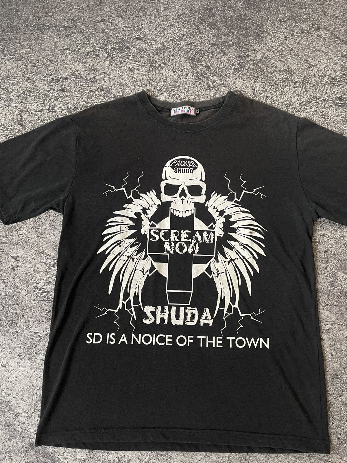 Japanese Brand Y2K M Ipolo Ifsixwasnine skull tshirt Size US L / EU 52-54 / 3 - 2 Thumbnail