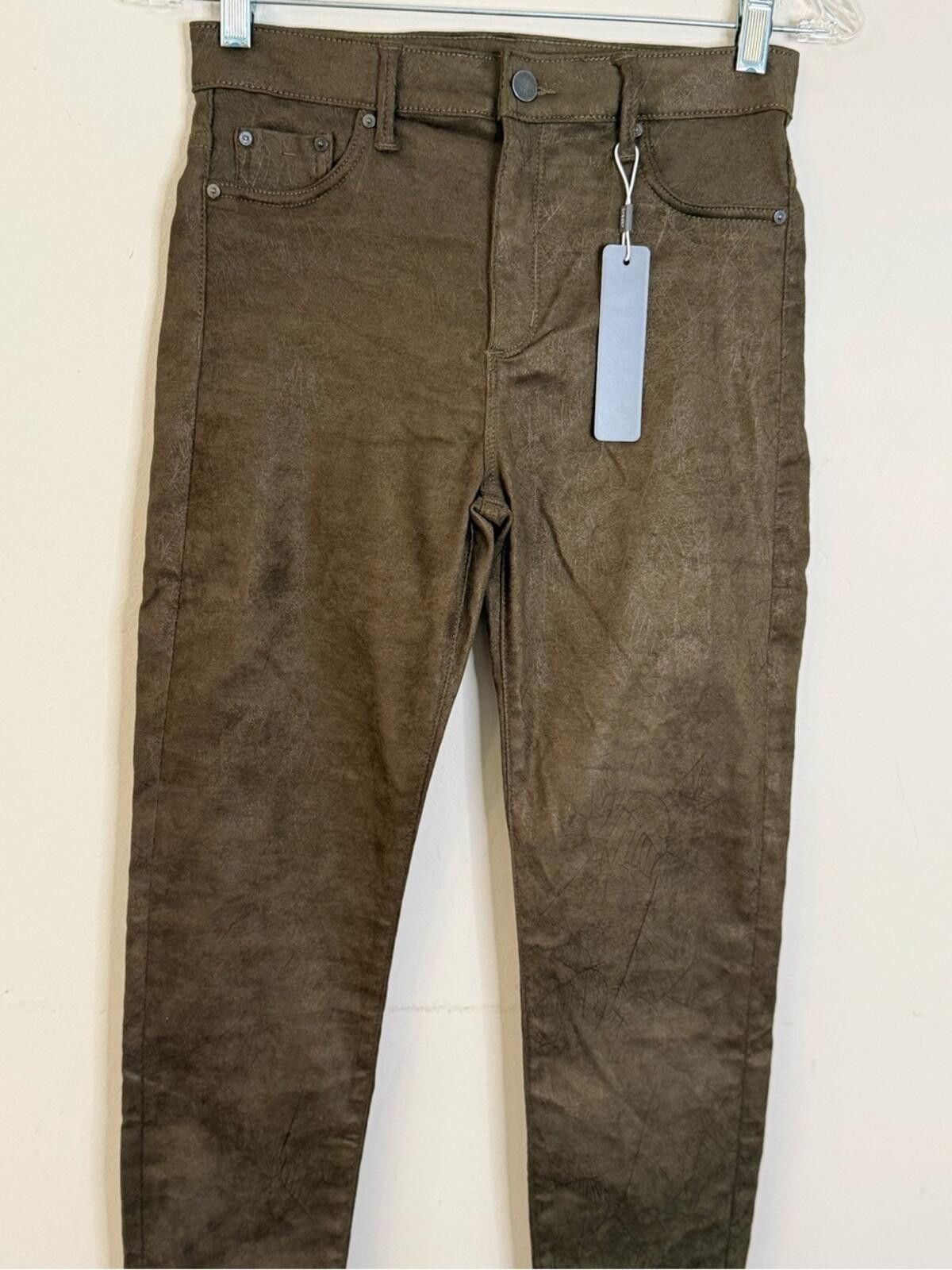 Other Tractr faux suede brown country western skinny jeans SZ 2/26 Size 26" / US 2 / IT 38 - 3 Thumbnail