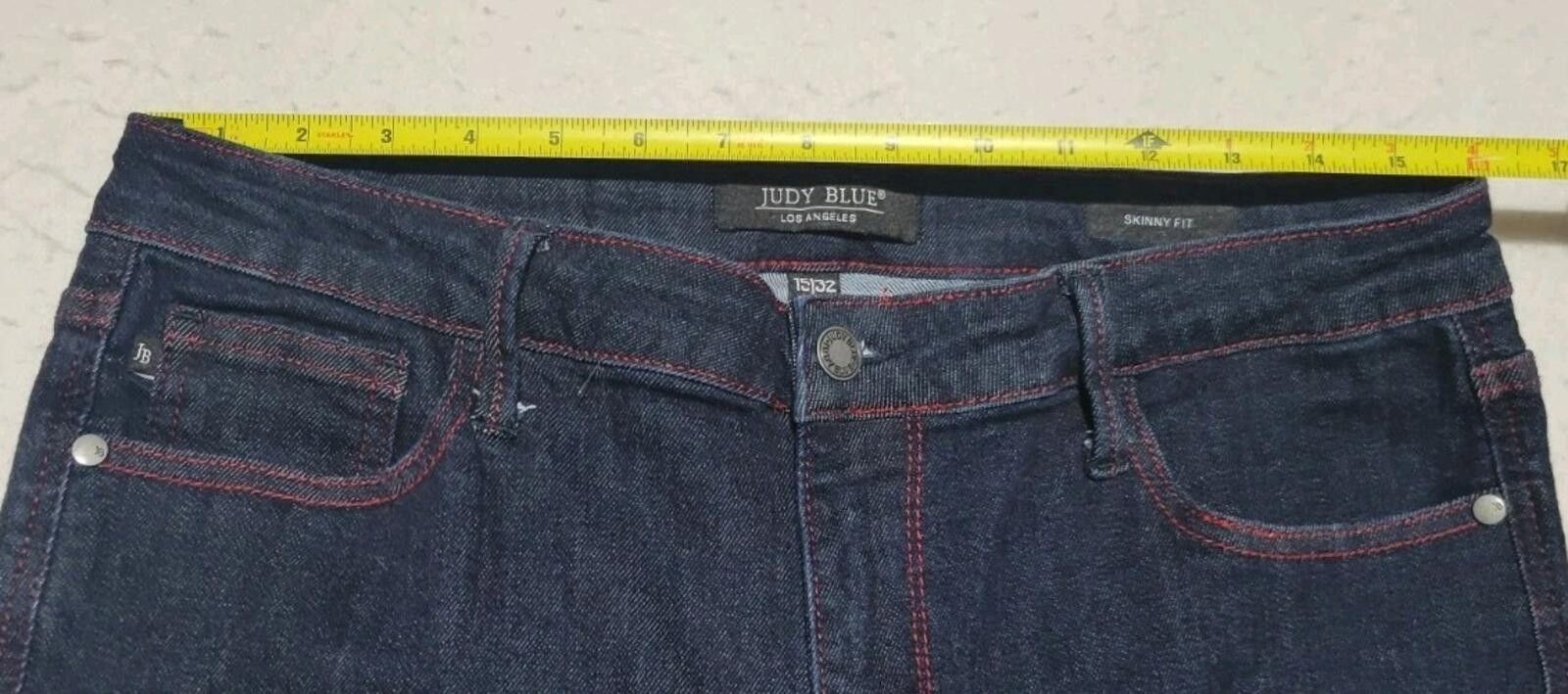 Other Judy Blue Heart Pocket Skinny Fit Jeans Size 15/32 Size 30" / US 8 / IT 44 - 5 Thumbnail