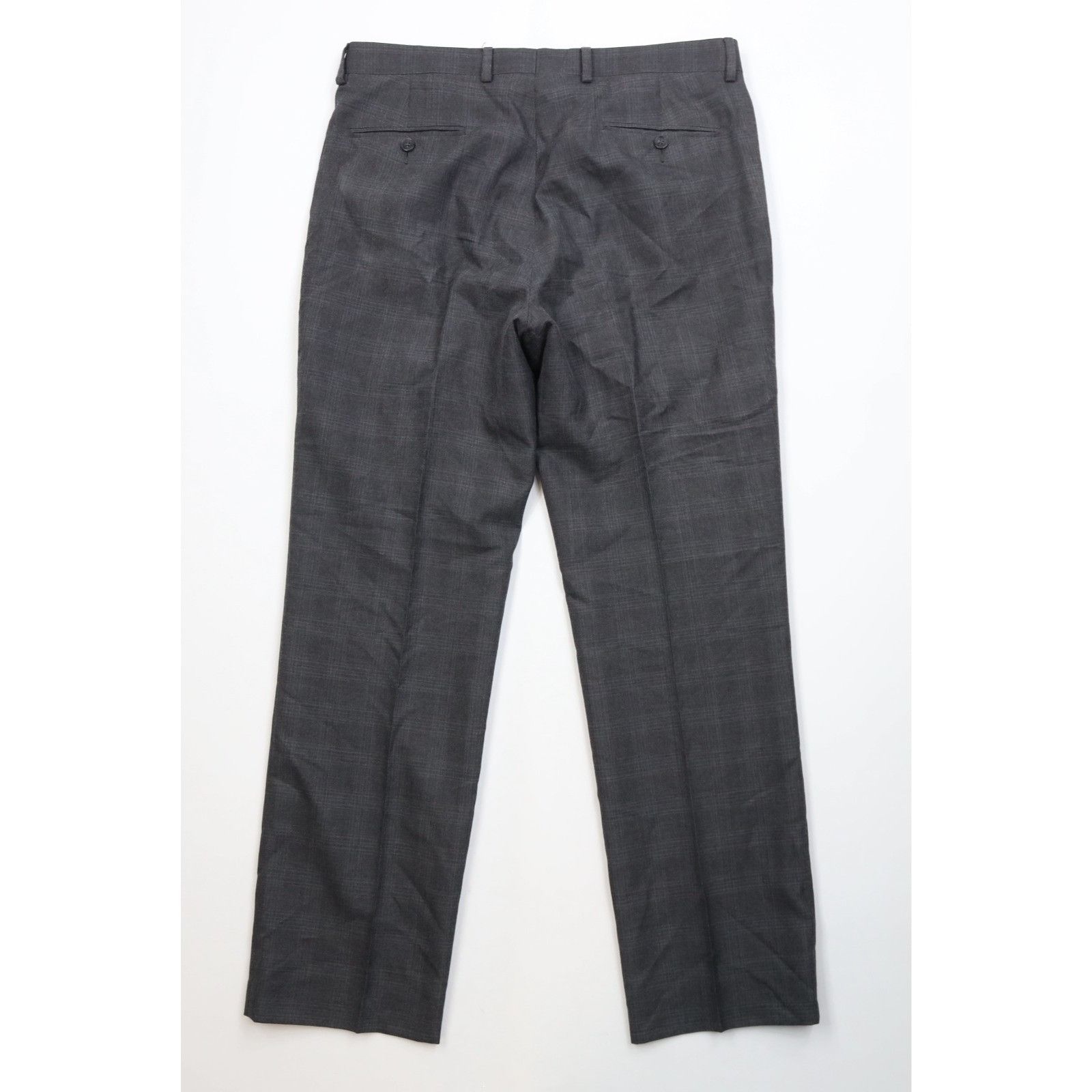 Calvin Klein Calvin Klein Rayon Gabardine 2 Piece Suit Wedding Gray Size 40R - 15 Thumbnail