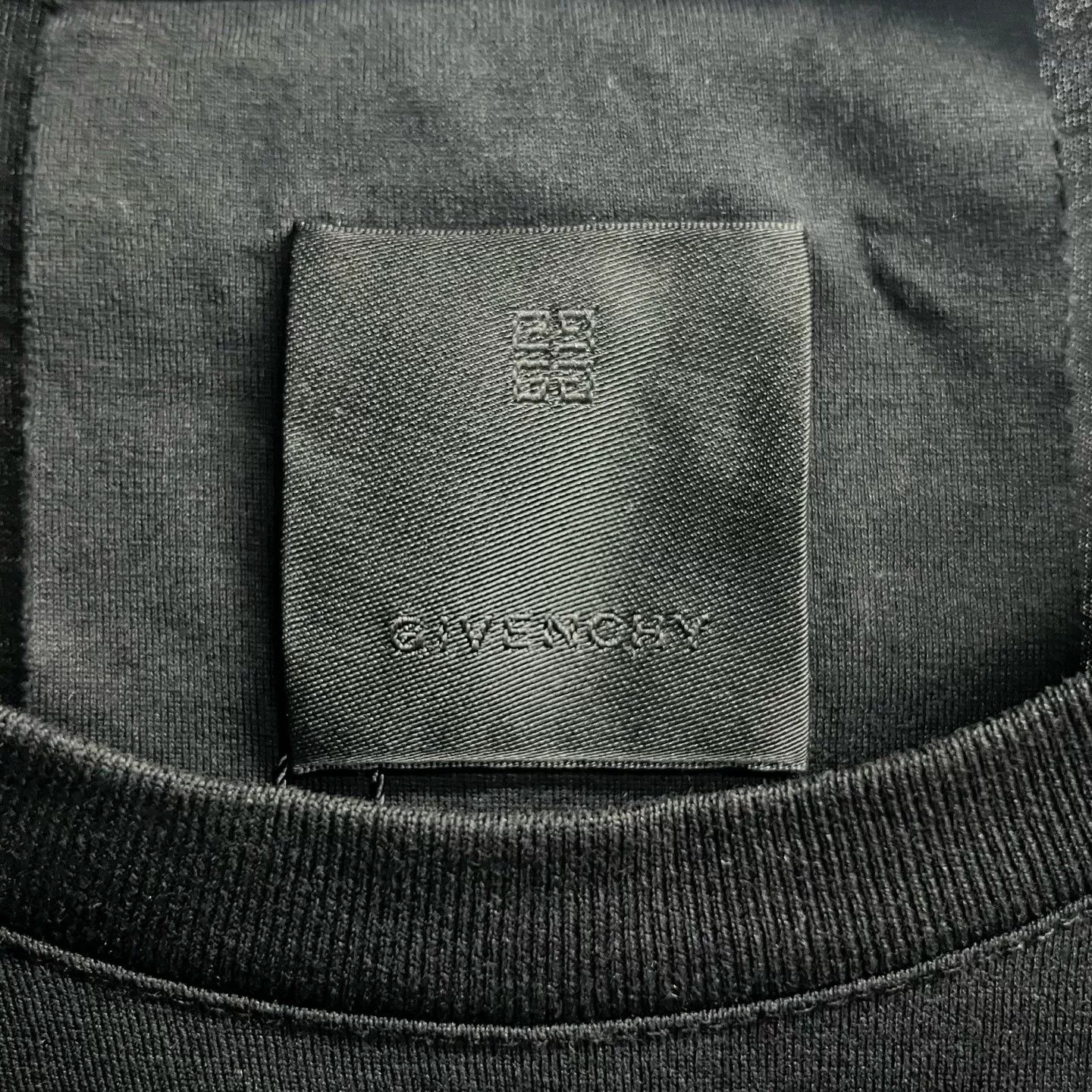 Givenchy Givenchy Black Letter Print Long Sleeve T Size US L / EU 52-54 / 3 - 2 Thumbnail