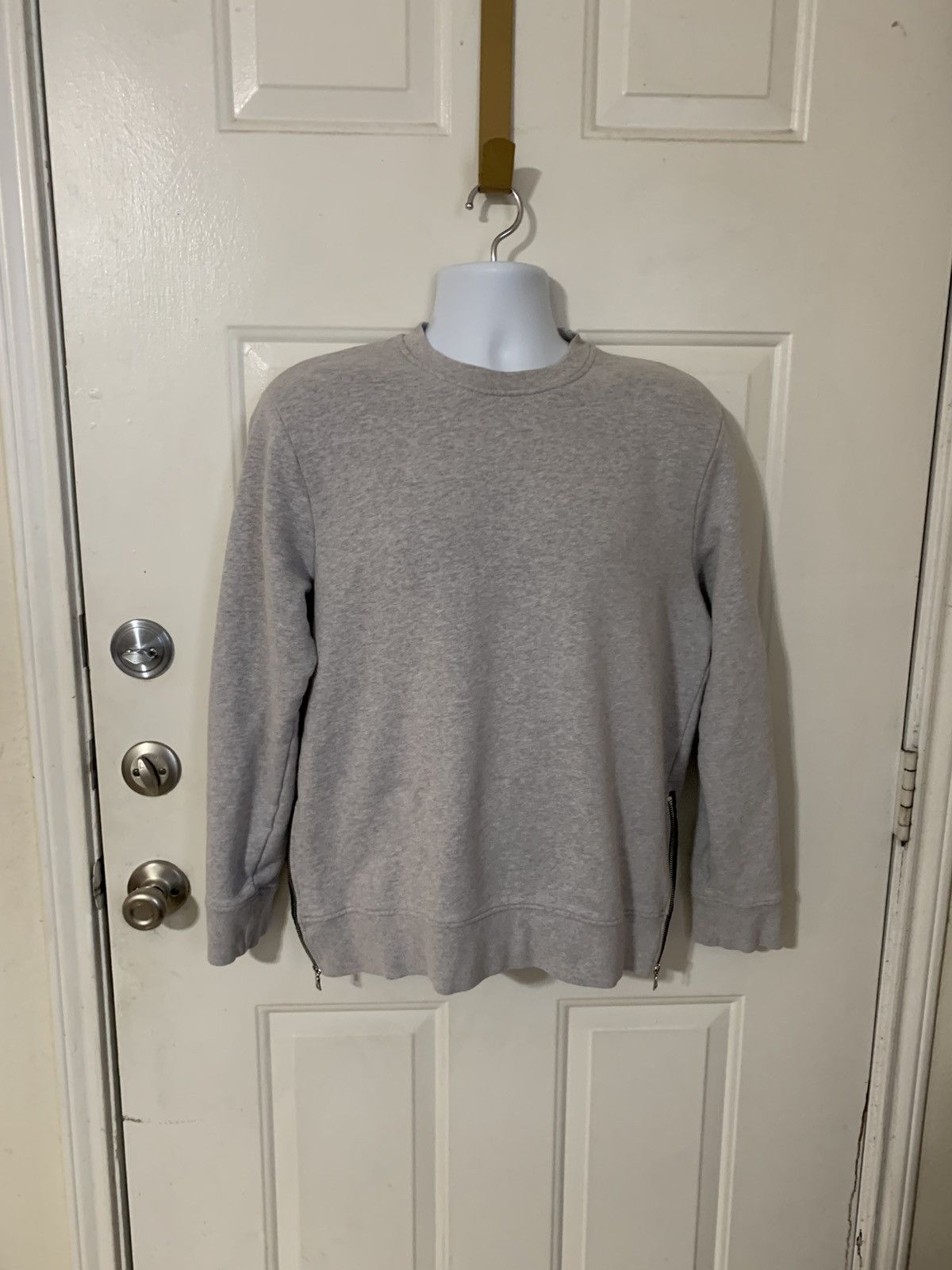 Sandro Zippered Crewneck Sweat shirt Size US L / EU 52-54 / 3 - 1 Thumbnail
