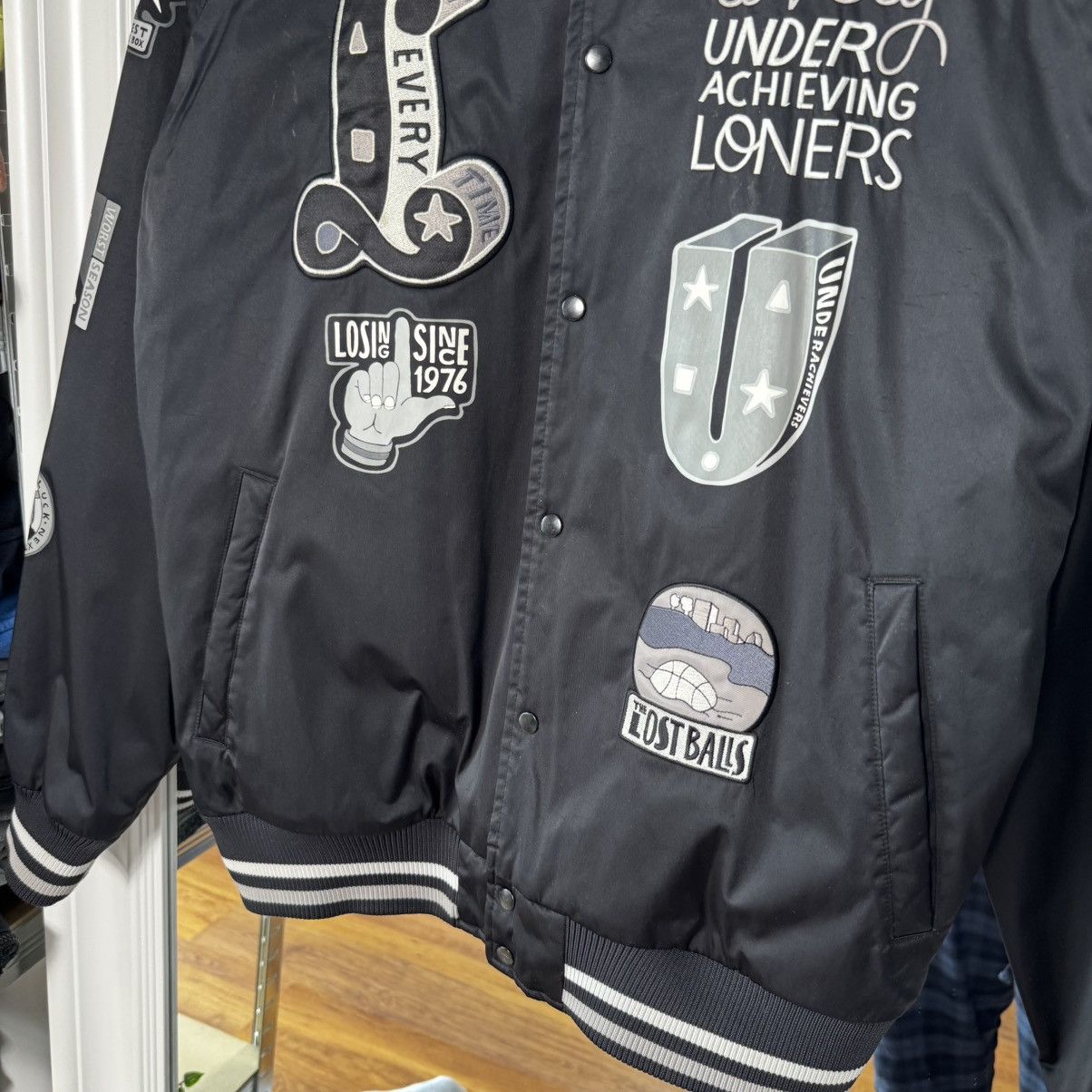 Nike Nike x patta varsity jacket bomber jacket rare vintage Y2K Size US M / EU 48-50 / 2 - 3 Thumbnail