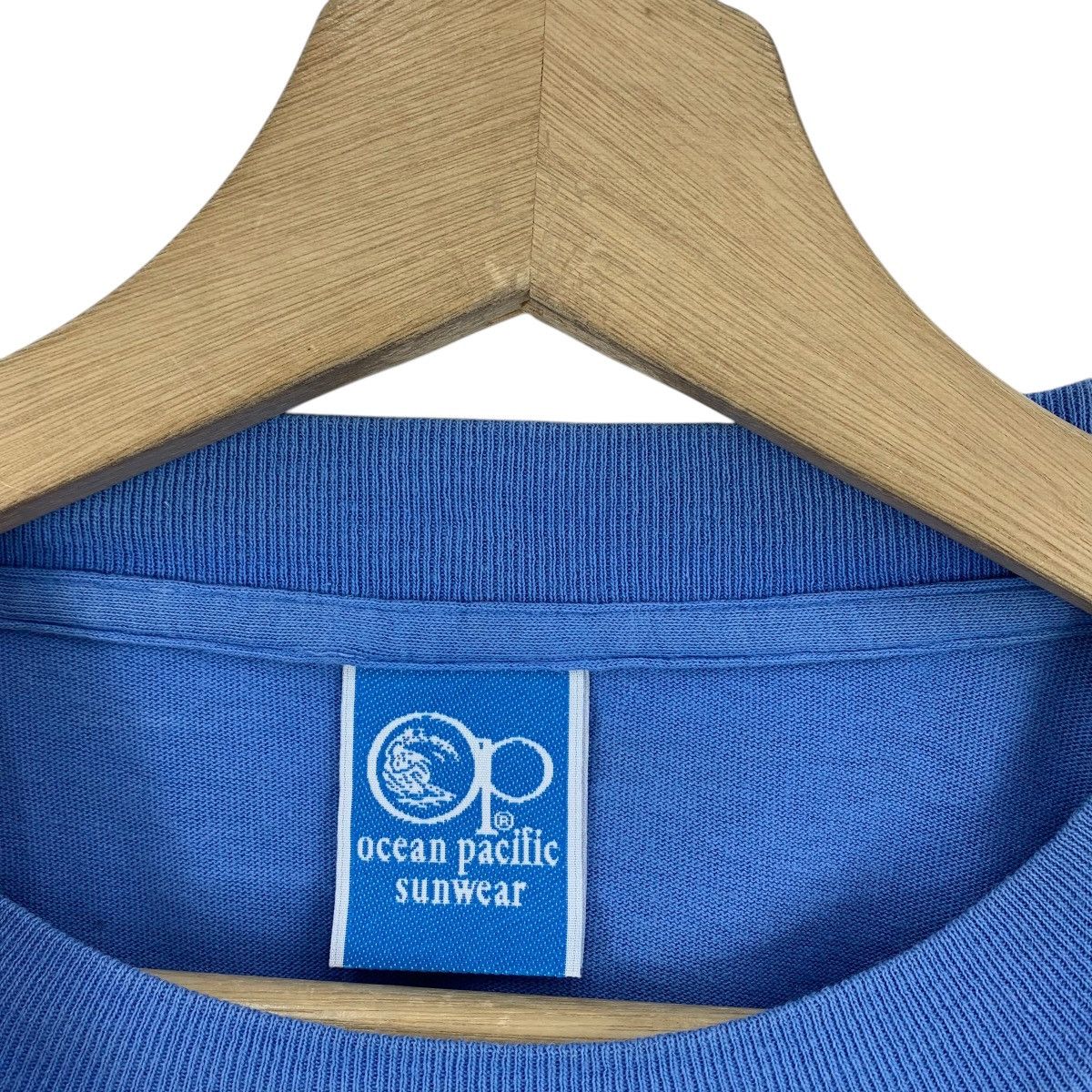 Ocean Pacific OCEAN PACIFIC Surfwear stripe printed blue tee Size US L / EU 52-54 / 3 - 4 Thumbnail
