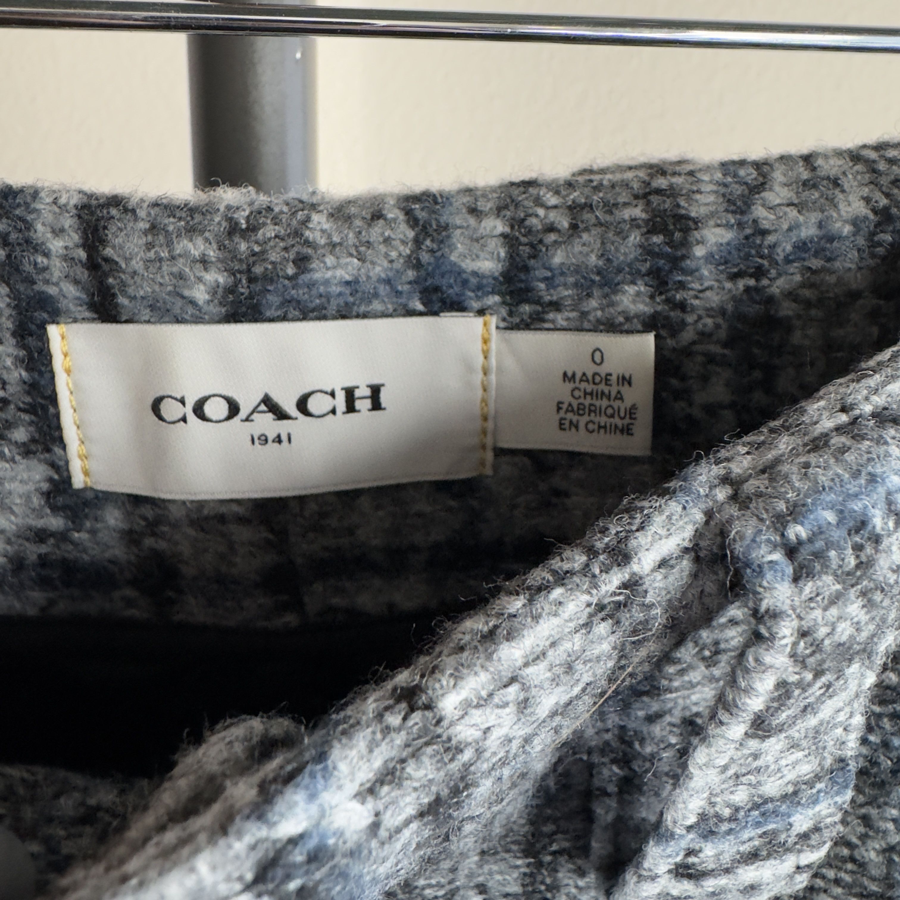 Coach Coach 1941 Oversized Plaid Wool Boy Shorts Size 25" / US 0 / IT 36 - 3 Thumbnail