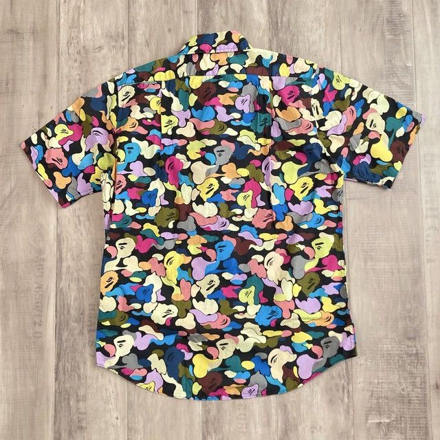 Bape ☠️Pirates Store limited☠️ BAPE multi camo shirt a bathing ape Size US M / EU 48-50 / 2 - 3 Thumbnail