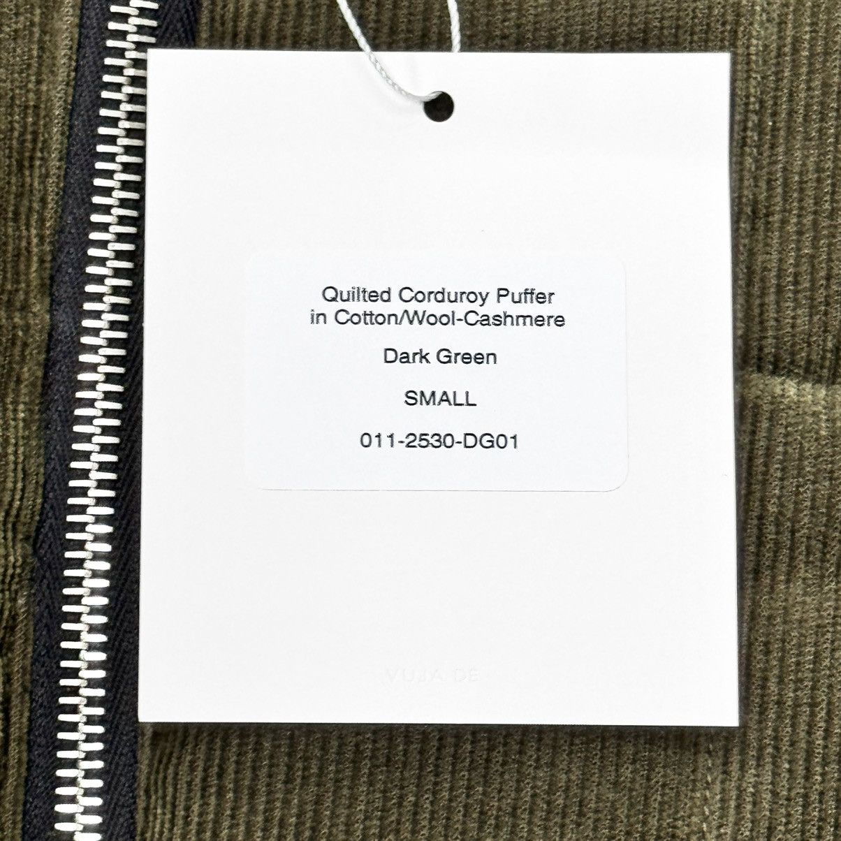 Vuja De Vuja Dé Quilted Corduroy Puffer in Cotton/Wool-Cashmere Size US S / EU 44-46 / 1 - 7 Thumbnail