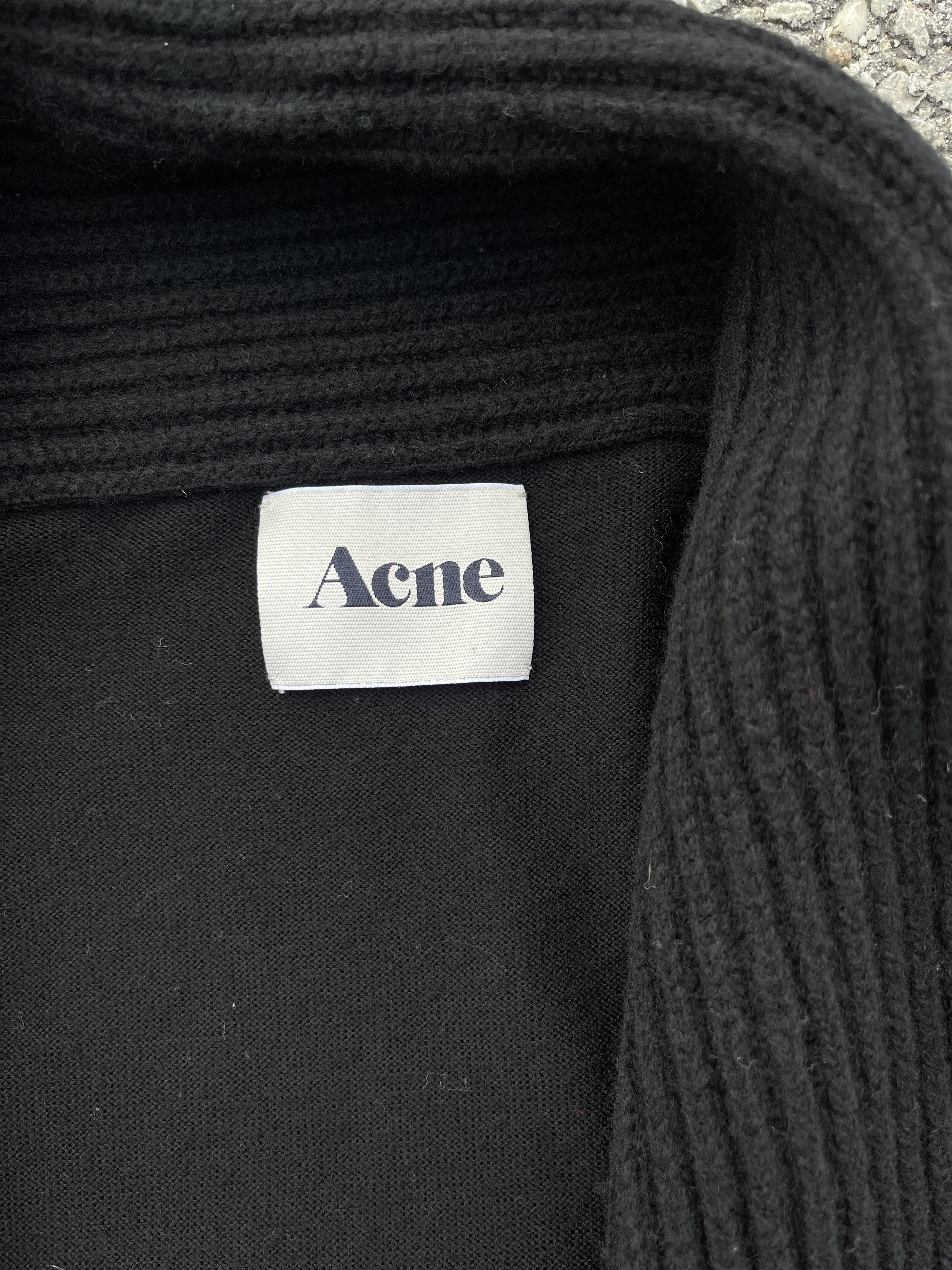 Acne Studios Acne Hedy AW12 Long Wool Cardigan With Scarf Muffler Size US XS / EU 42 / 0 - 3 Thumbnail