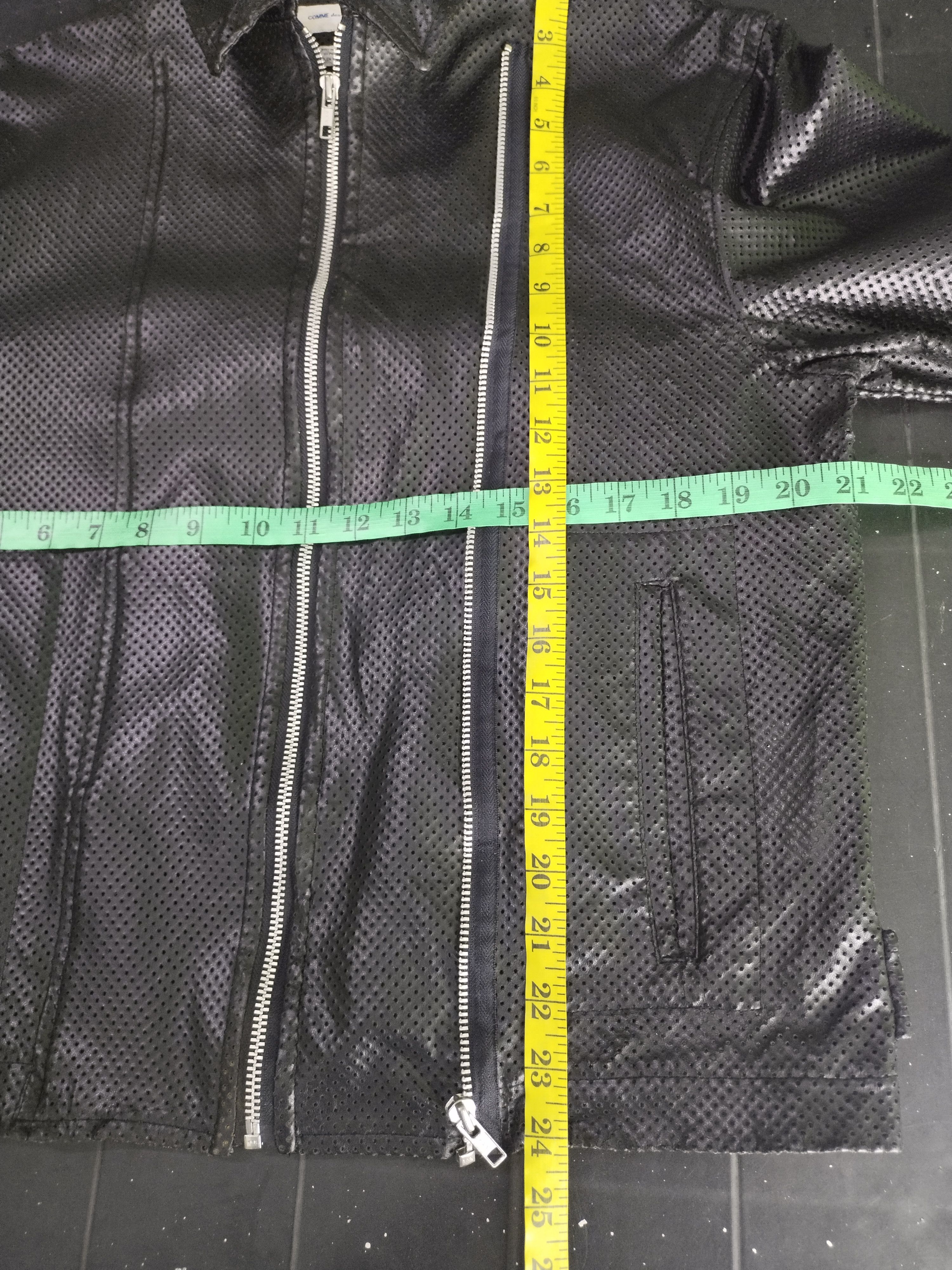 Comme des Garcons Vtg 00's Spring Summer Collection Faux Leather Jacket Rider Size US S / EU 44-46 / 1 - 16 Thumbnail