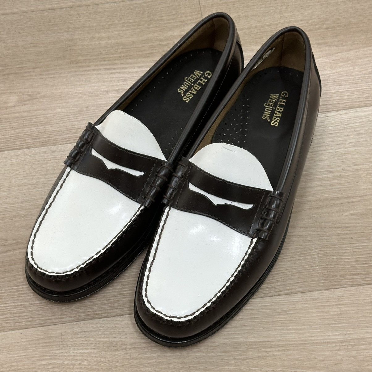 G.H. Bass & Co. GH BASS loafer brown/white Size US 9.5 / EU 42-43 - 2 Thumbnail