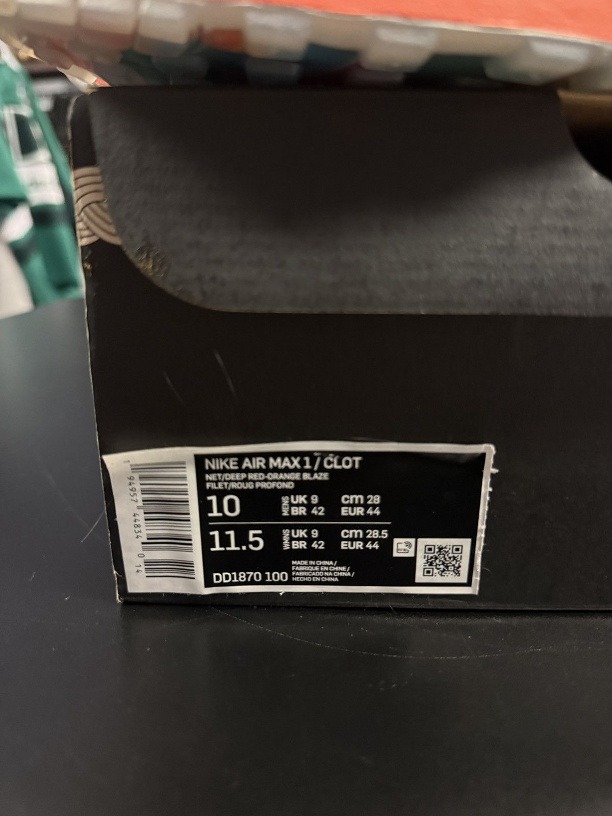 Nike Nike Air 1 Max Clot See Through Size 10 Tried On Size US 10 / EU 43 - 14 Thumbnail