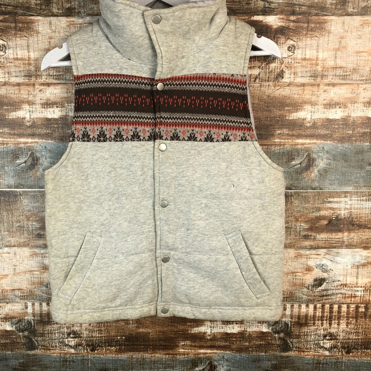 Japanese Brand Japanese Brand Grey Vest vintage #A1585 Size M / US 6-8 / IT 42-44 - 3 Thumbnail