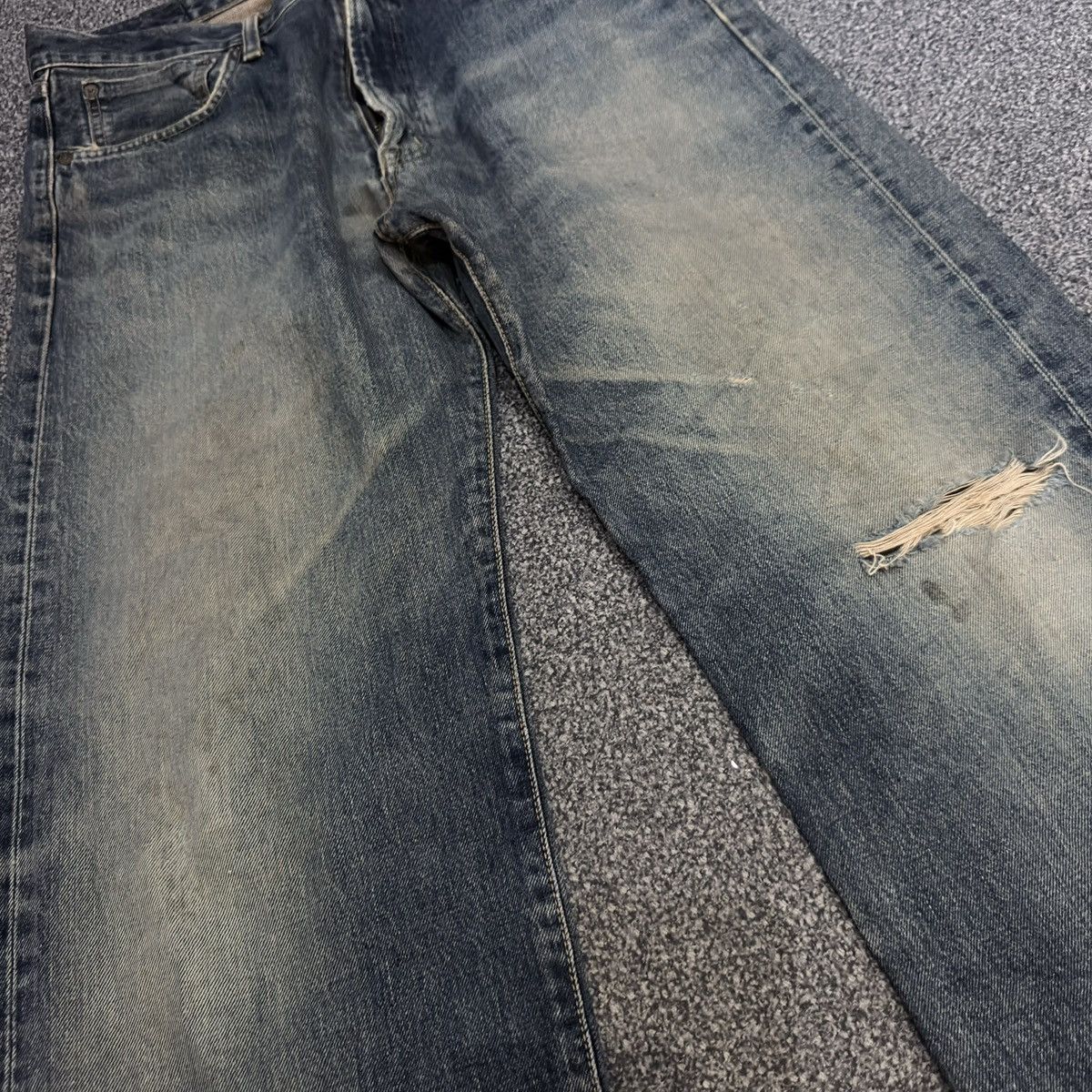 Kapital Vintage Japanese Edwin 505x Selvedge Rusty Dirty Wash Denim Size US 34 / EU 50 - 4 Thumbnail