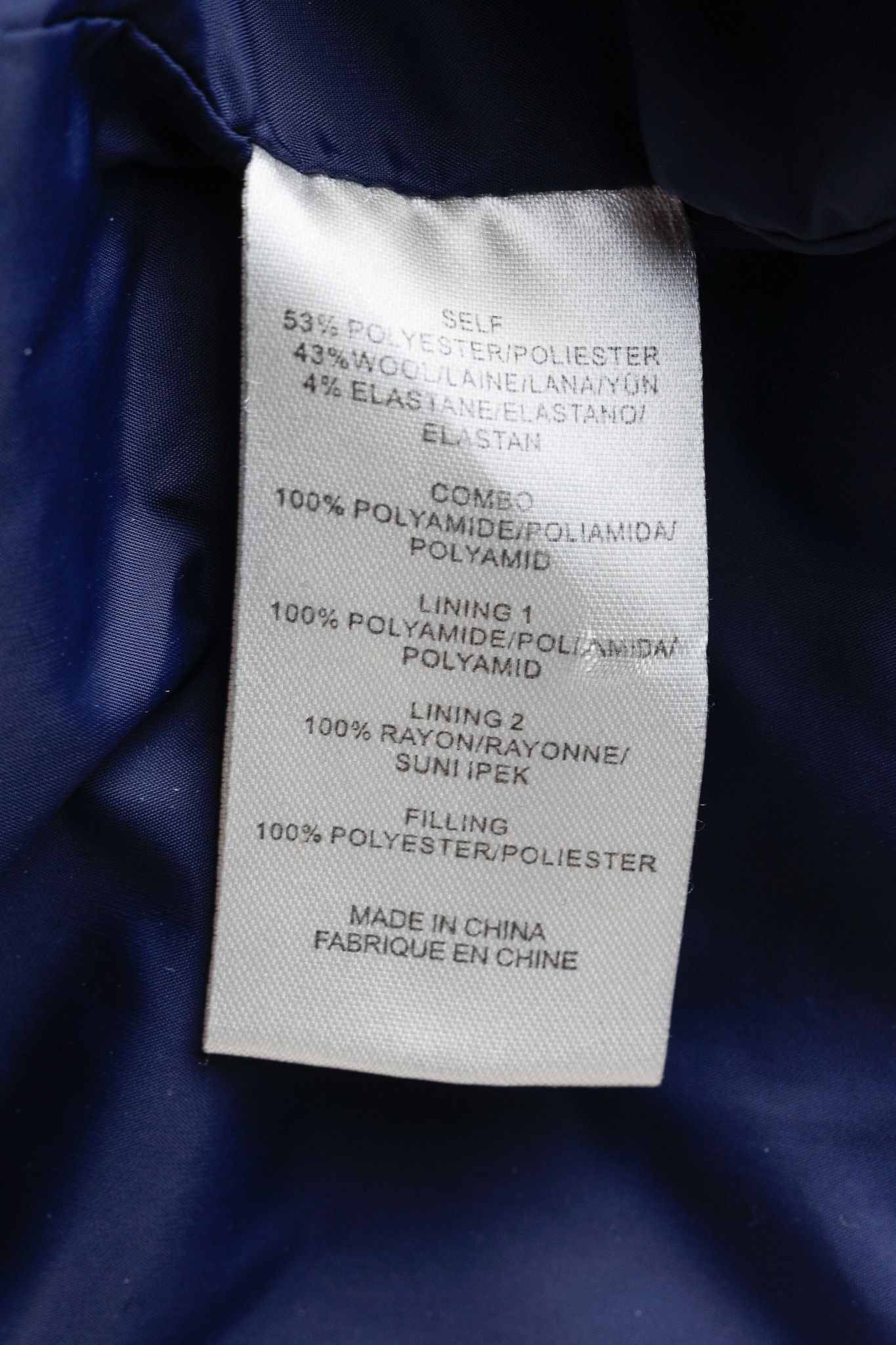 Tibi Tibi Quilted Combo Navy Blazer Jacket Size M / US 6-8 / IT 42-44 - 10 Thumbnail