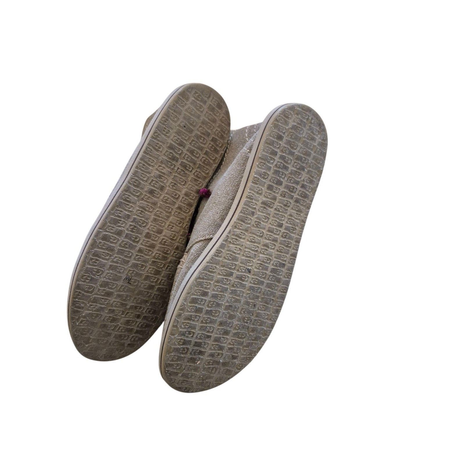 Sanuk Sanuk Womens Shaka Lite 2 Natural Canvas Shoes Laofers Shoes Size US 6 / IT 36 - 5 Thumbnail